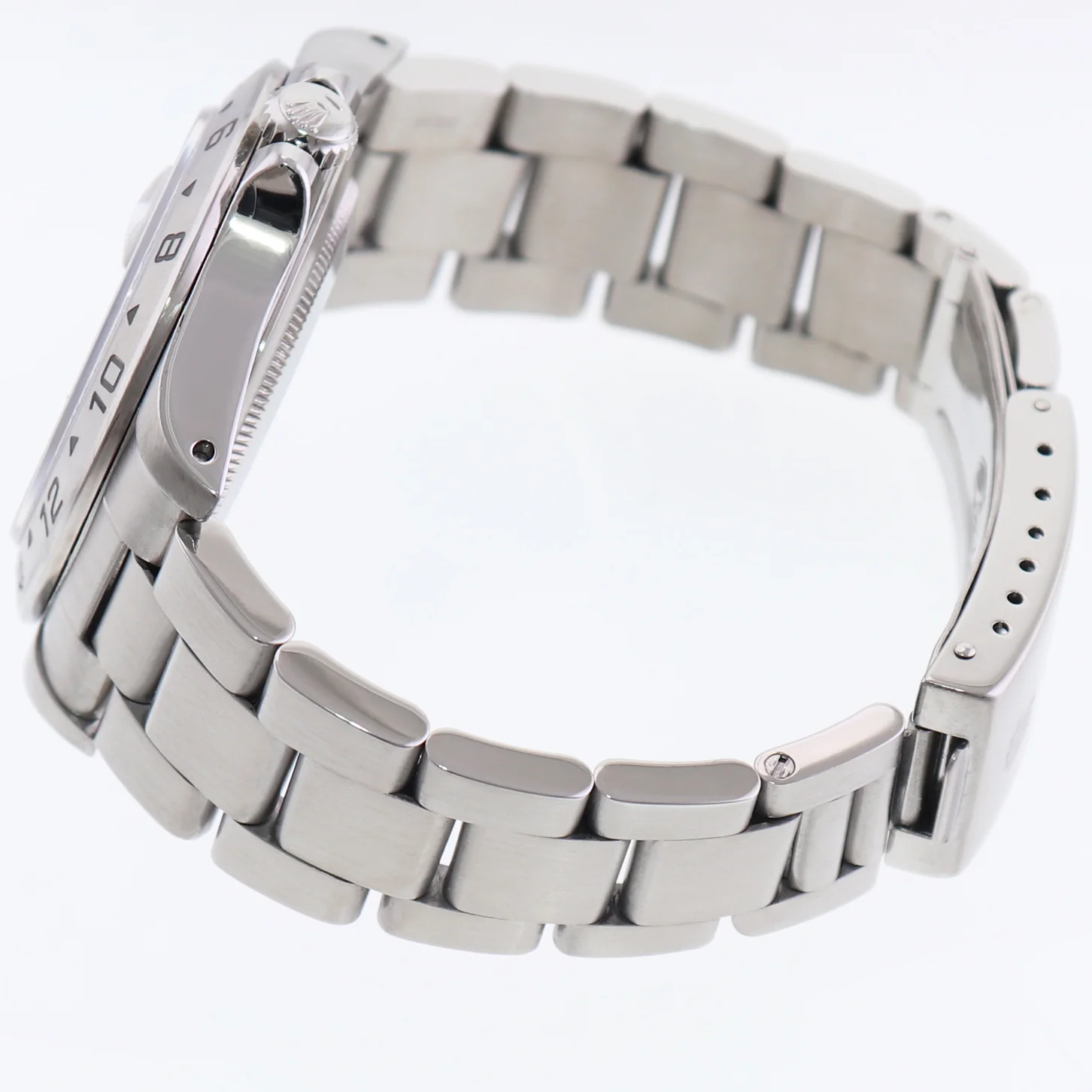 1991 TRITIUM Rolex Explorer II White 16570 40mm Polar Stainless Steel GMT Watch Box - Image 4