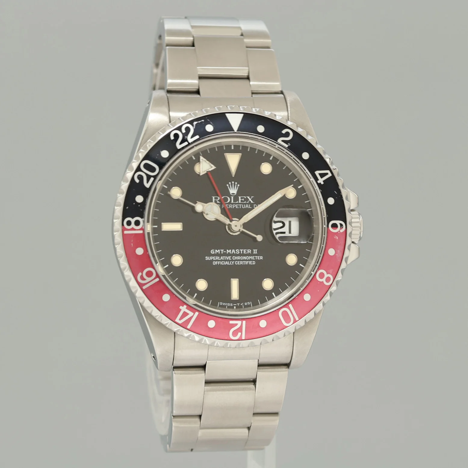 1996 Rolex GMT-Master II Coke Red Black Steel 16710 40mm Watch Box - Image 3