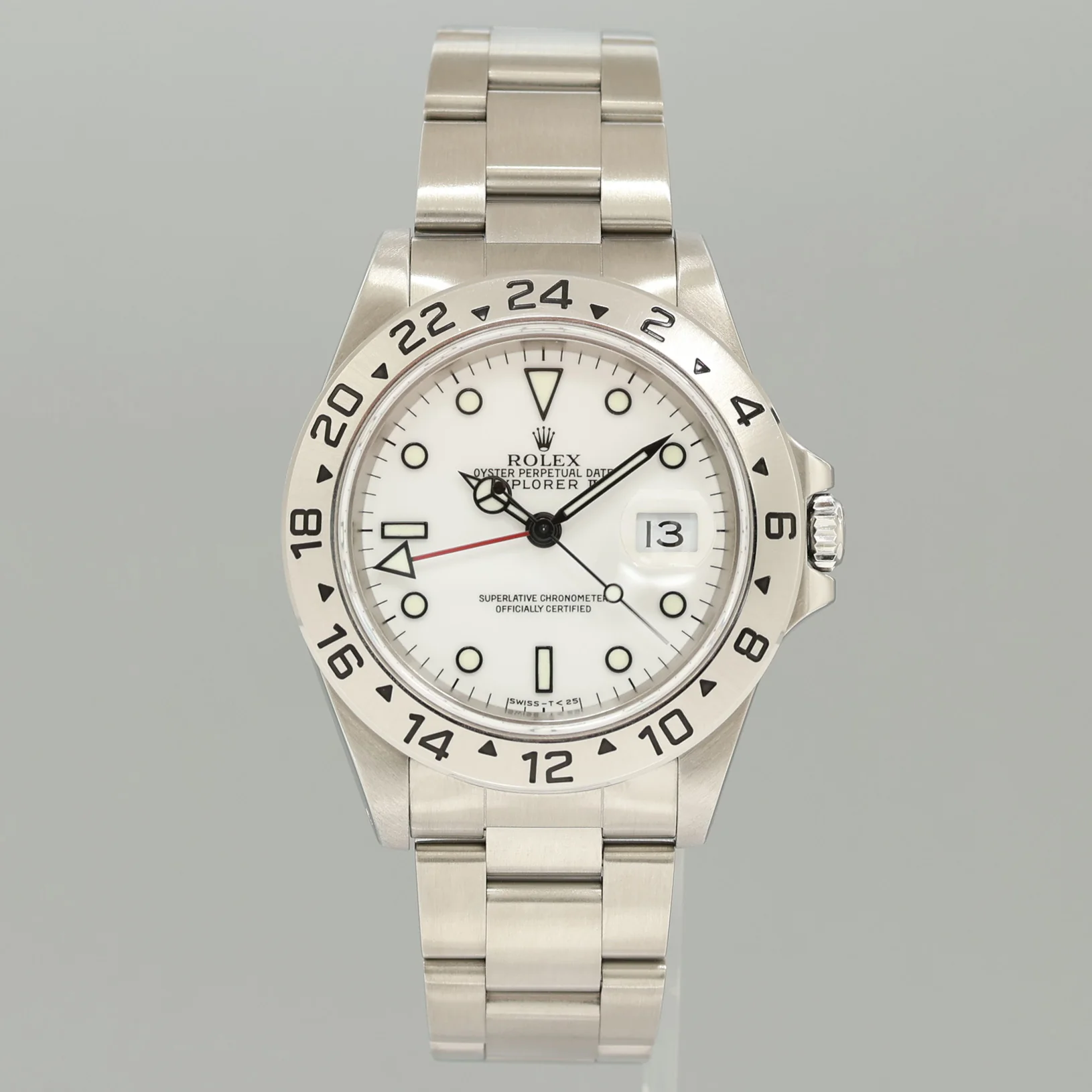 1998 PAPERS MINT Rolex Explorer II White 16570 40mm Polar GMT Watch Box - Image 2