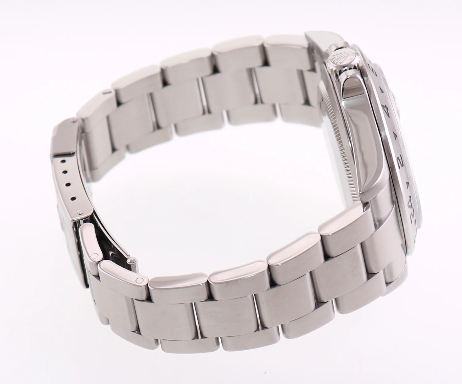 2004 MINT Rolex Explorer II 16570 Stainless Steel Black Date GMT 40mm Watch Box - Image 5