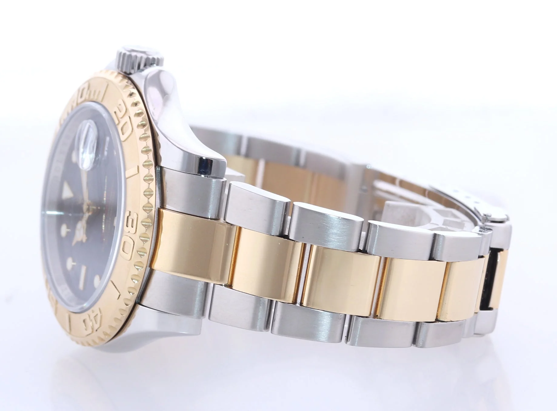 MINT Rolex Yacht-Master 16623 Blue Dial Two Tone Steel 18k Yellow Gold Watch Box - Image 4
