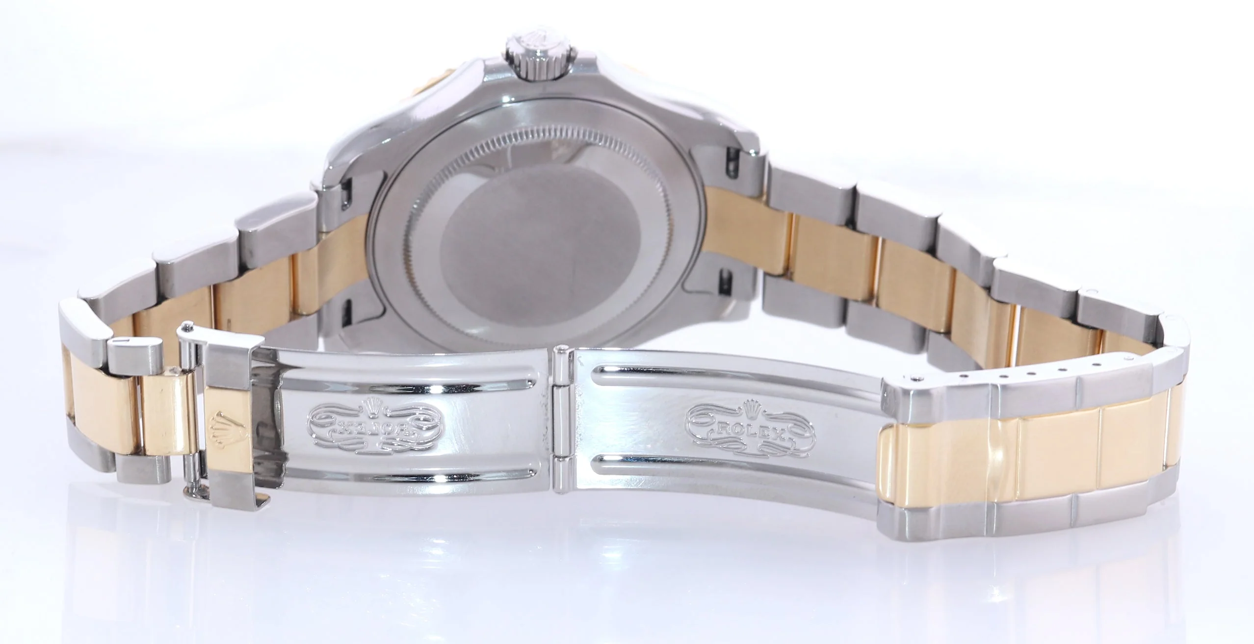 MINT Rolex Yacht-Master 16623 Blue Dial Two Tone Steel 18k Yellow Gold Watch Box - Image 7