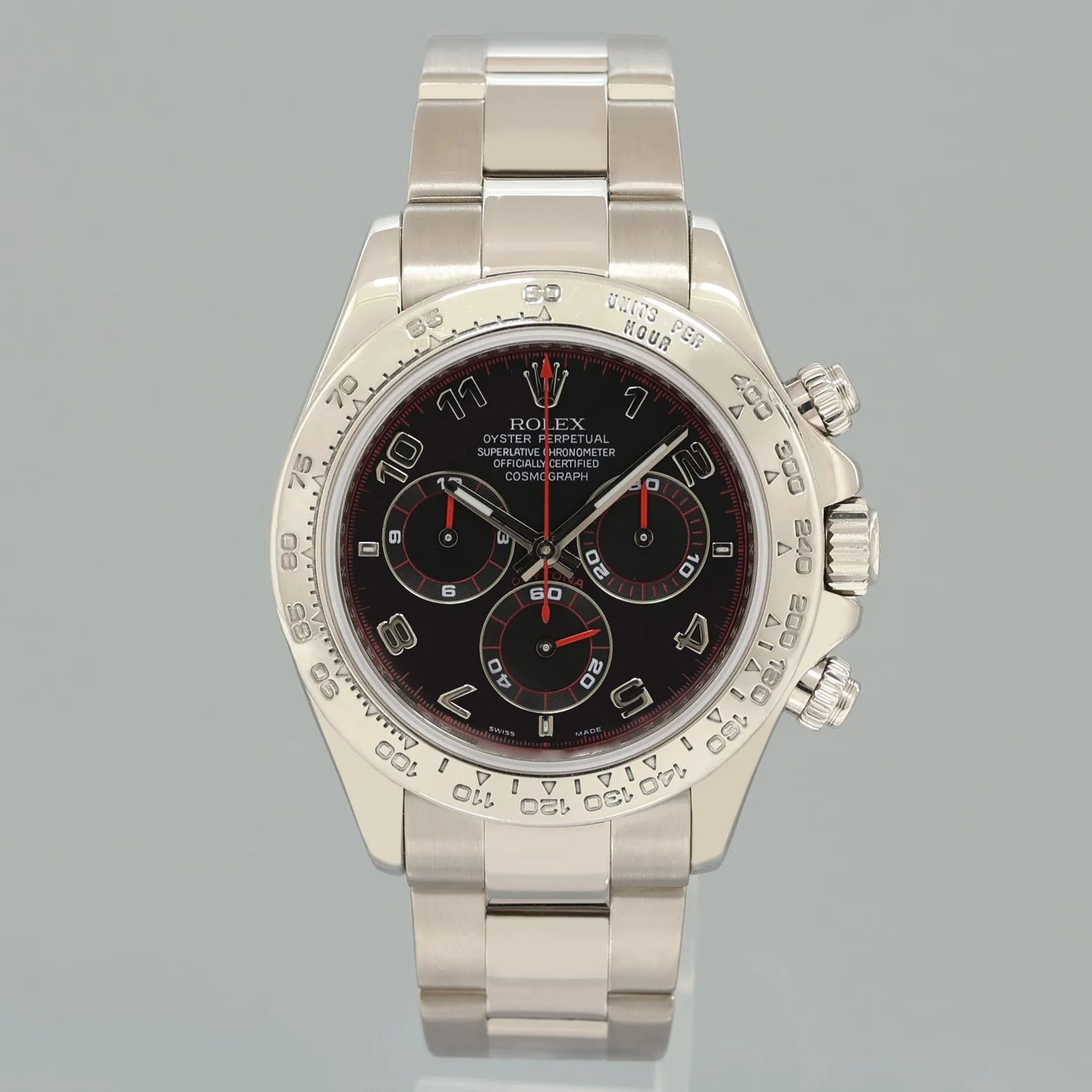 2007 PAPERS Rolex Daytona Black Racing Dial 116509 White Gold 40mm Watch Box - Image 2