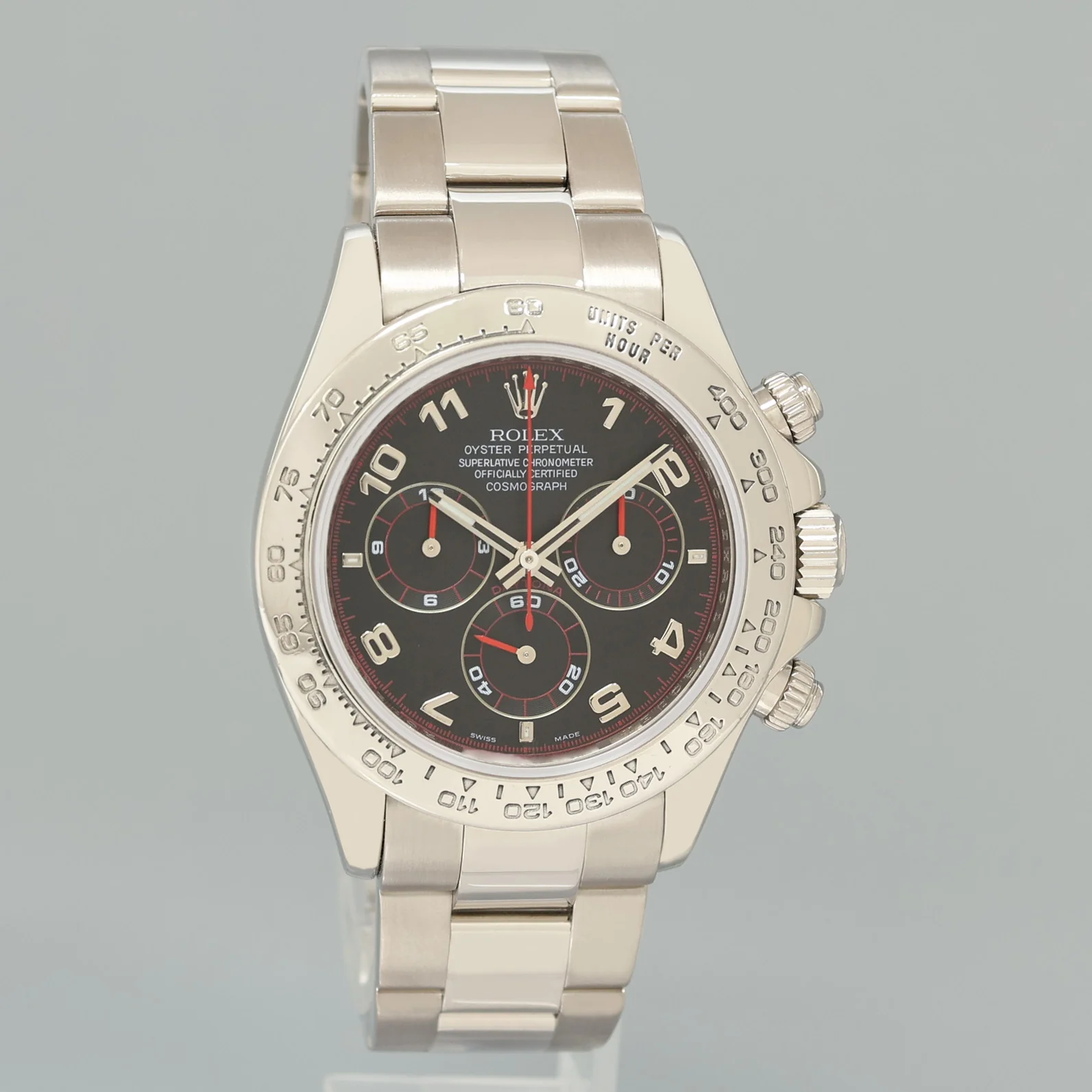 2007 PAPERS Rolex Daytona Black Racing Dial 116509 White Gold 40mm Watch Box - Image 3