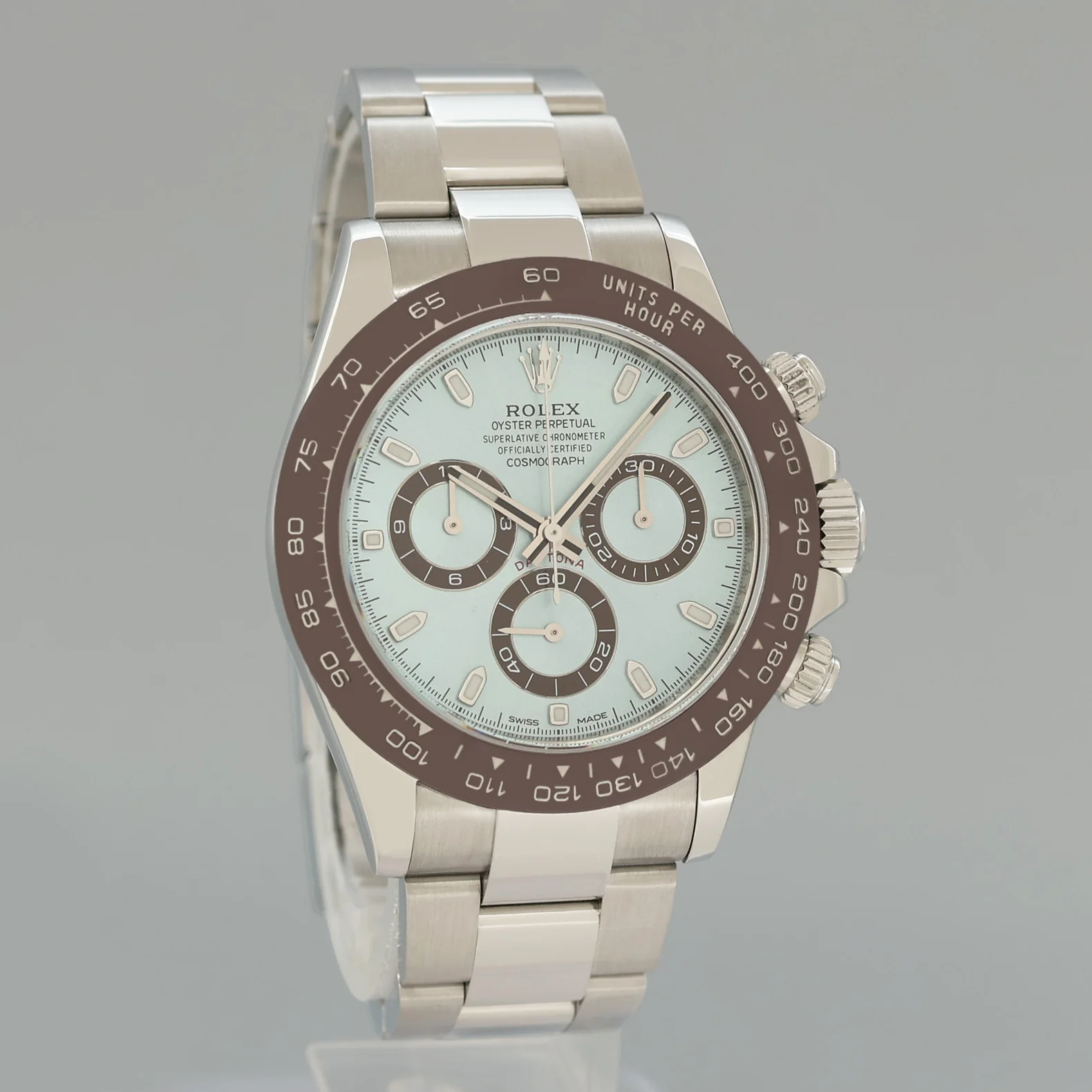 2012 Rolex Daytona 116520 Glacier Blue Steel Platona Ceramic 40mm Watch Box - Image 3