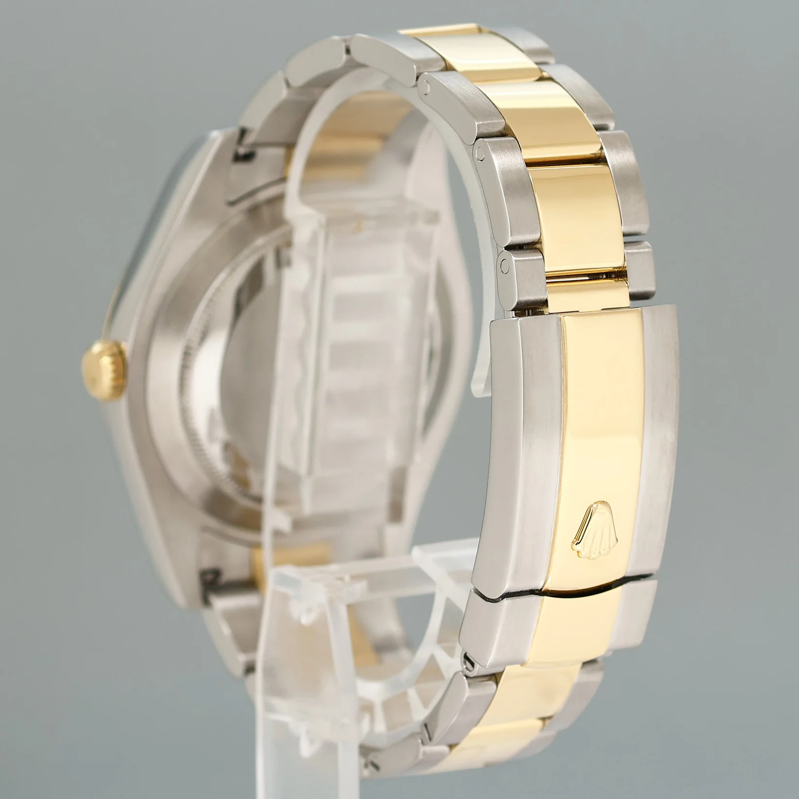 2015 MINT Rolex Datejust II 2 Champagne Diamond 116333 Two-Tone Yellow Gold Watch - Image 4
