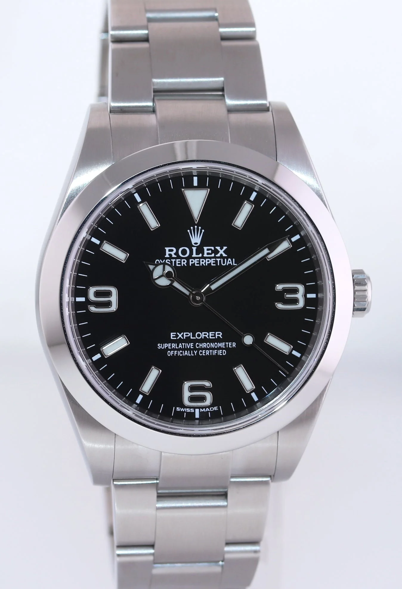 2017 MINT Rolex 214270 Explorer Black BLUE LUME 3-6-9 Steel 39mm Watch Box - Image 3