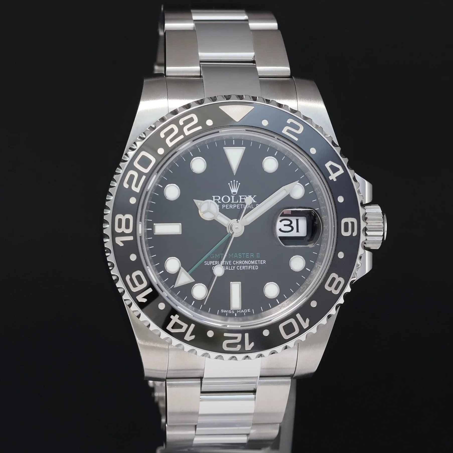 2018 MINT PAPERS Rolex GMT Master II 116710 Steel Ceramic Black 40mm Watch Box - Image 3