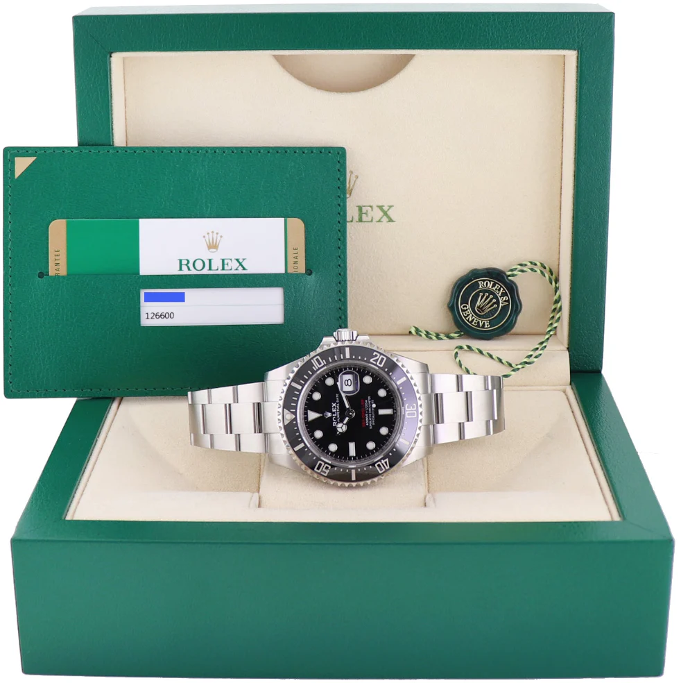 2018 MINT PAPERS Rolex Red Seadweller SD43 126600 43mm Mark 2 Watch Box - Image 8