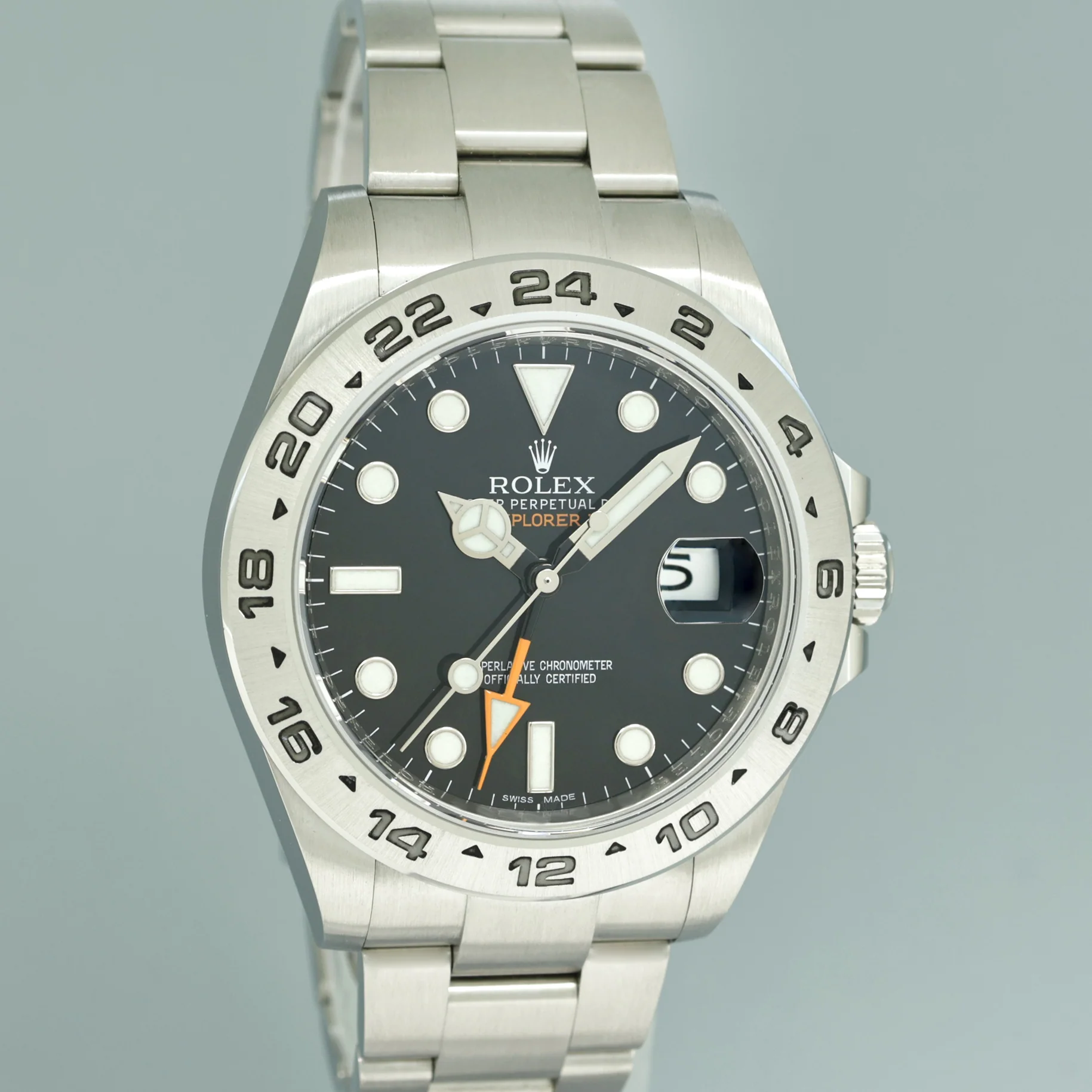 2018 MINT Rolex 216570 Explorer II 42mm Black Dial Steel Oyster Watch Box - Image 3
