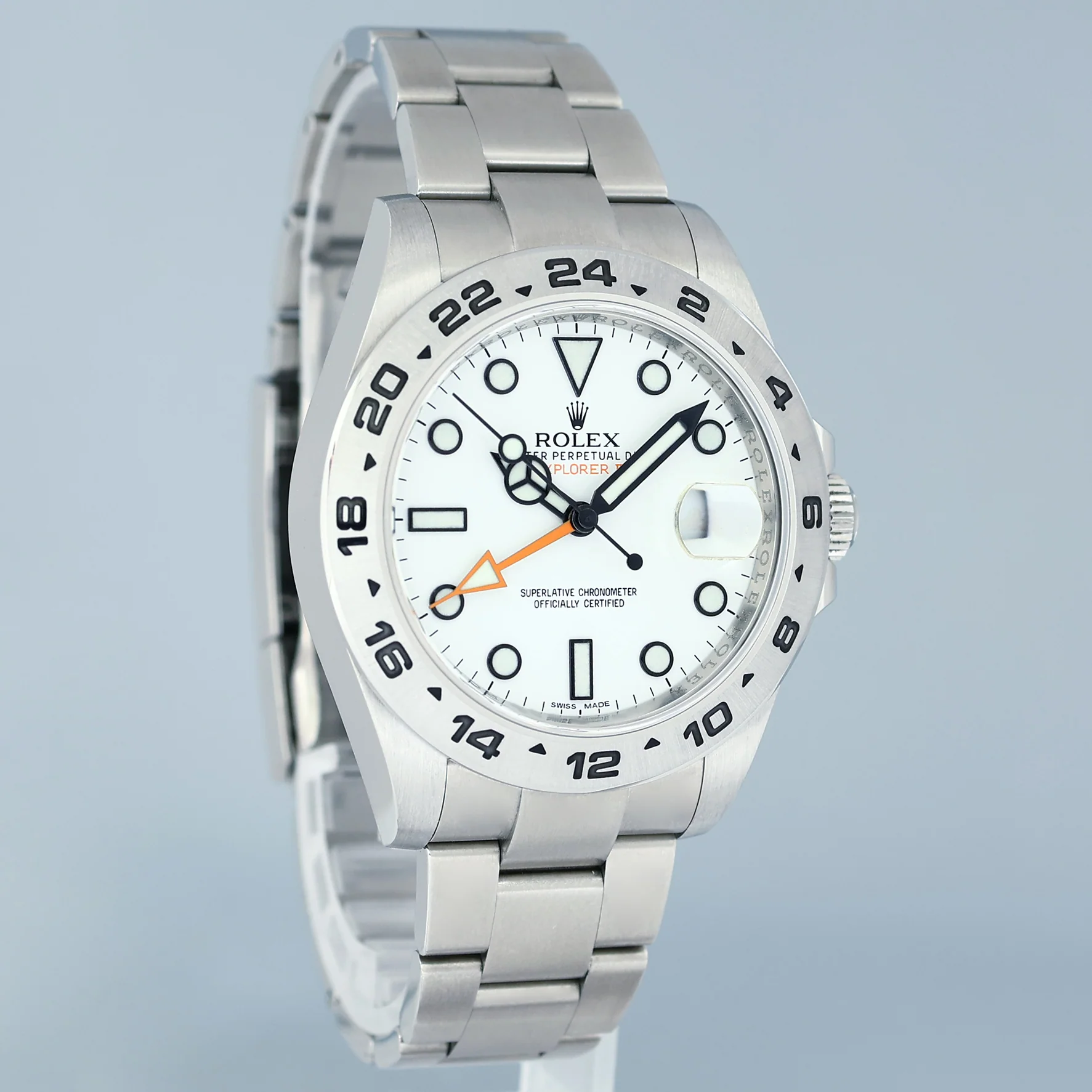 2019 MINT Rolex Explorer II 216570 Polar White Dial Steel 42mm Watch Box - Image 3