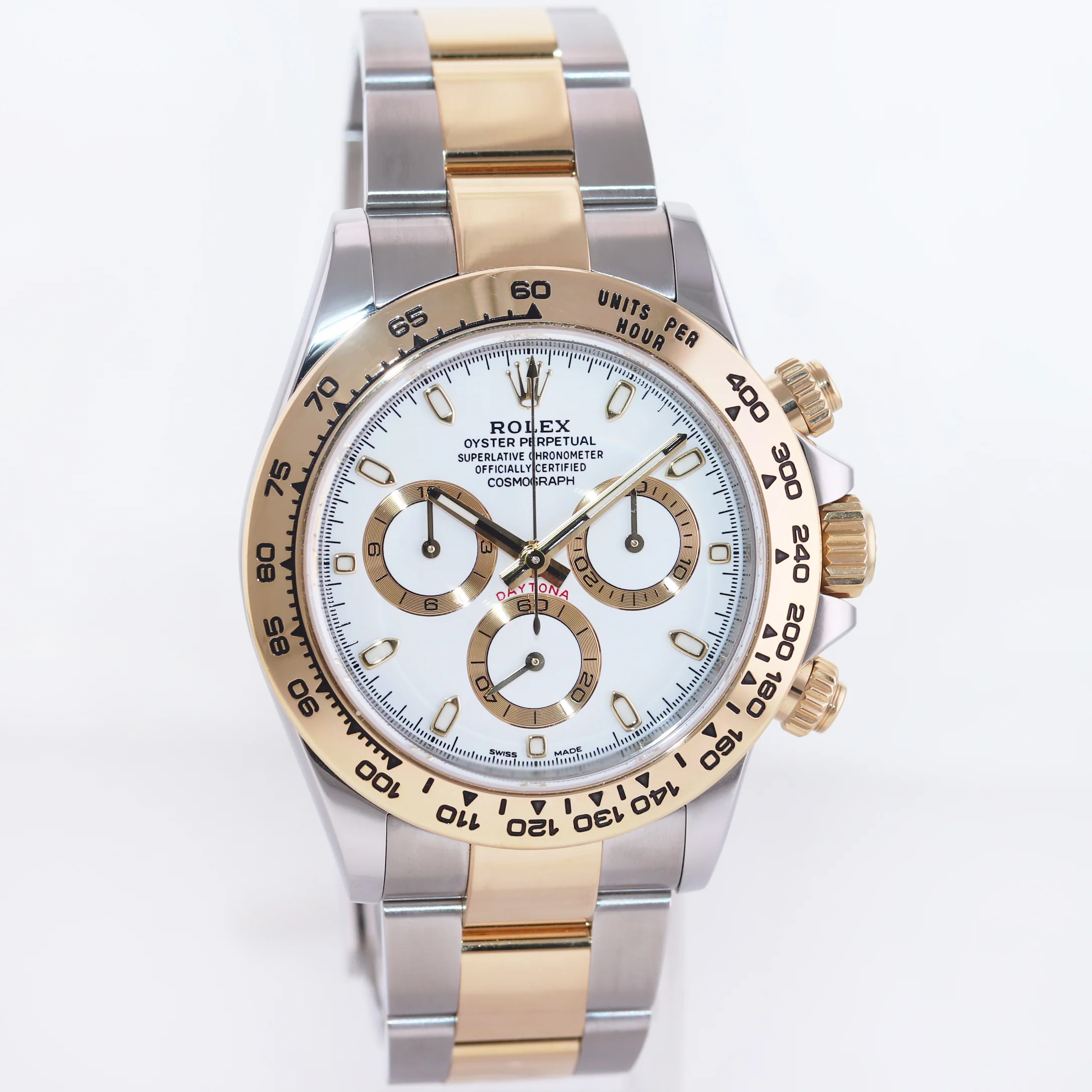 2021 MINT Rolex Daytona 116503 White Chronograph Two Tone Gold Steel Watch Box - Image 3