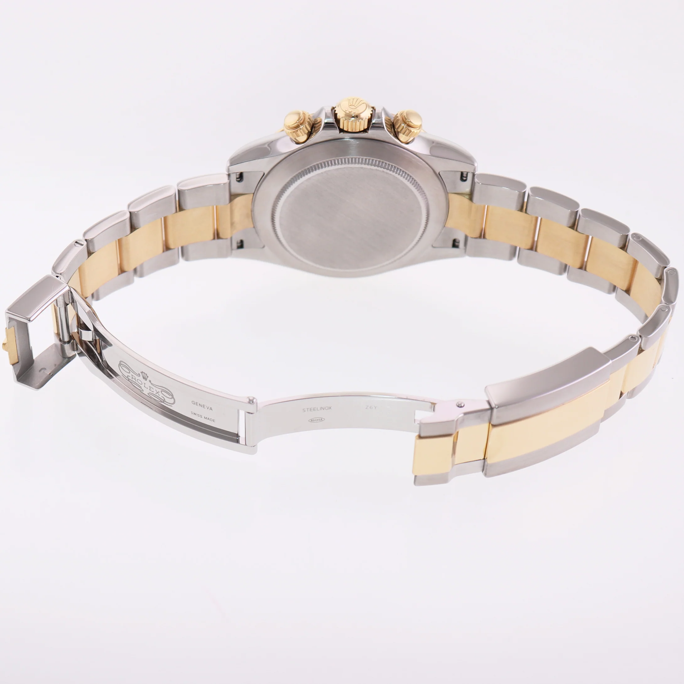2021 MINT Rolex Daytona 116503 White Chronograph Two Tone Gold Steel Watch Box - Image 7