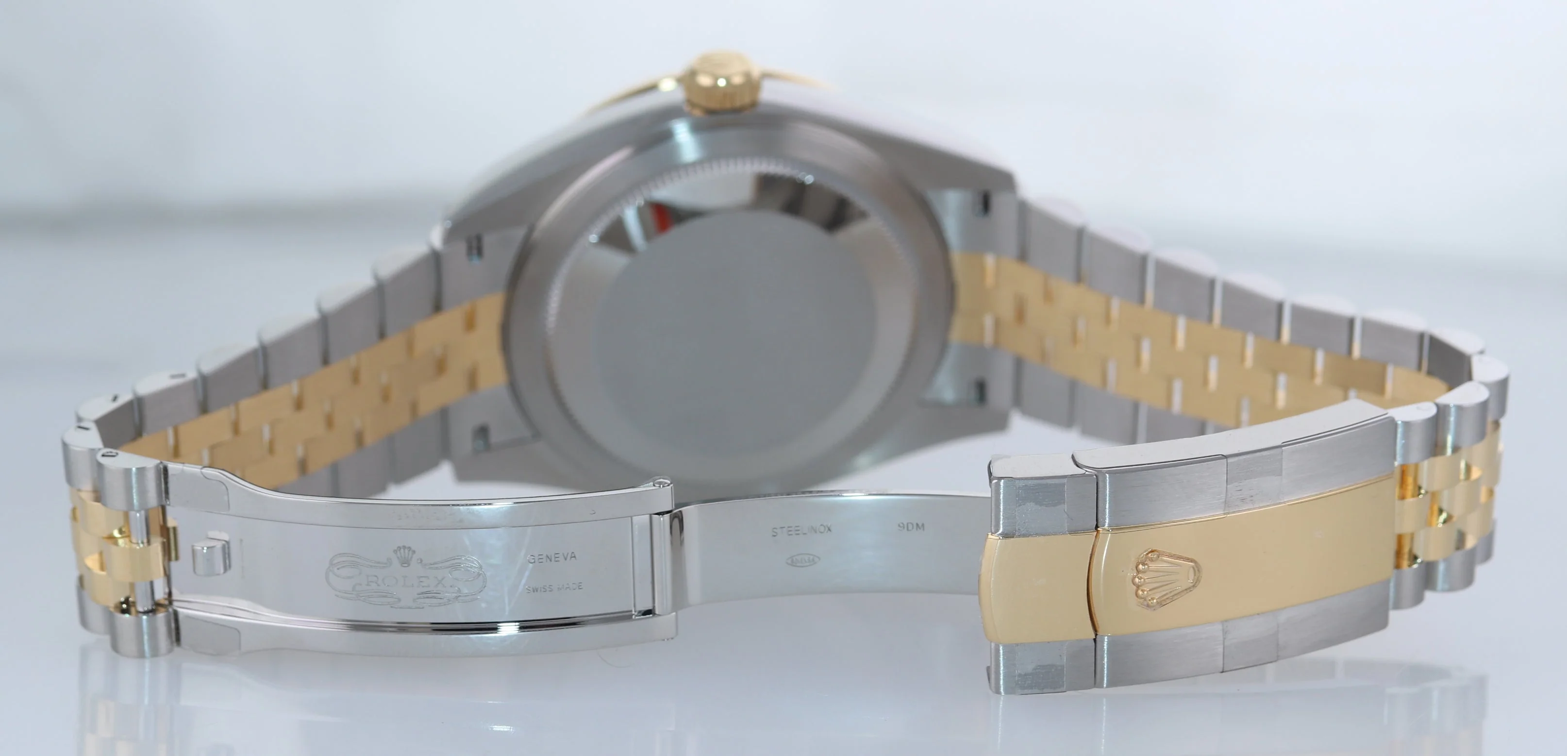 2021 NEW PAPERS Rolex Sky-Dweller 326933 Black Two Tone Yellow Gold Jubilee Watch - Image 6