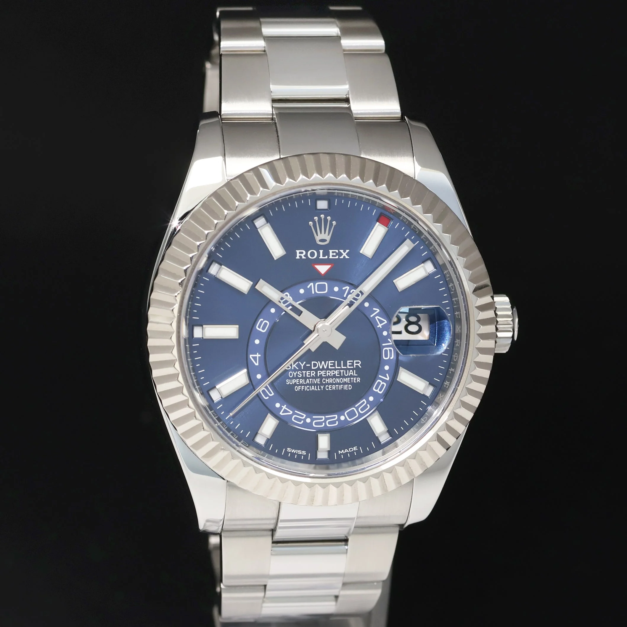 2020 MINT Rolex Blue Sky-Dweller 326934 White Gold Oyster 42mm Watch Box - Image 3