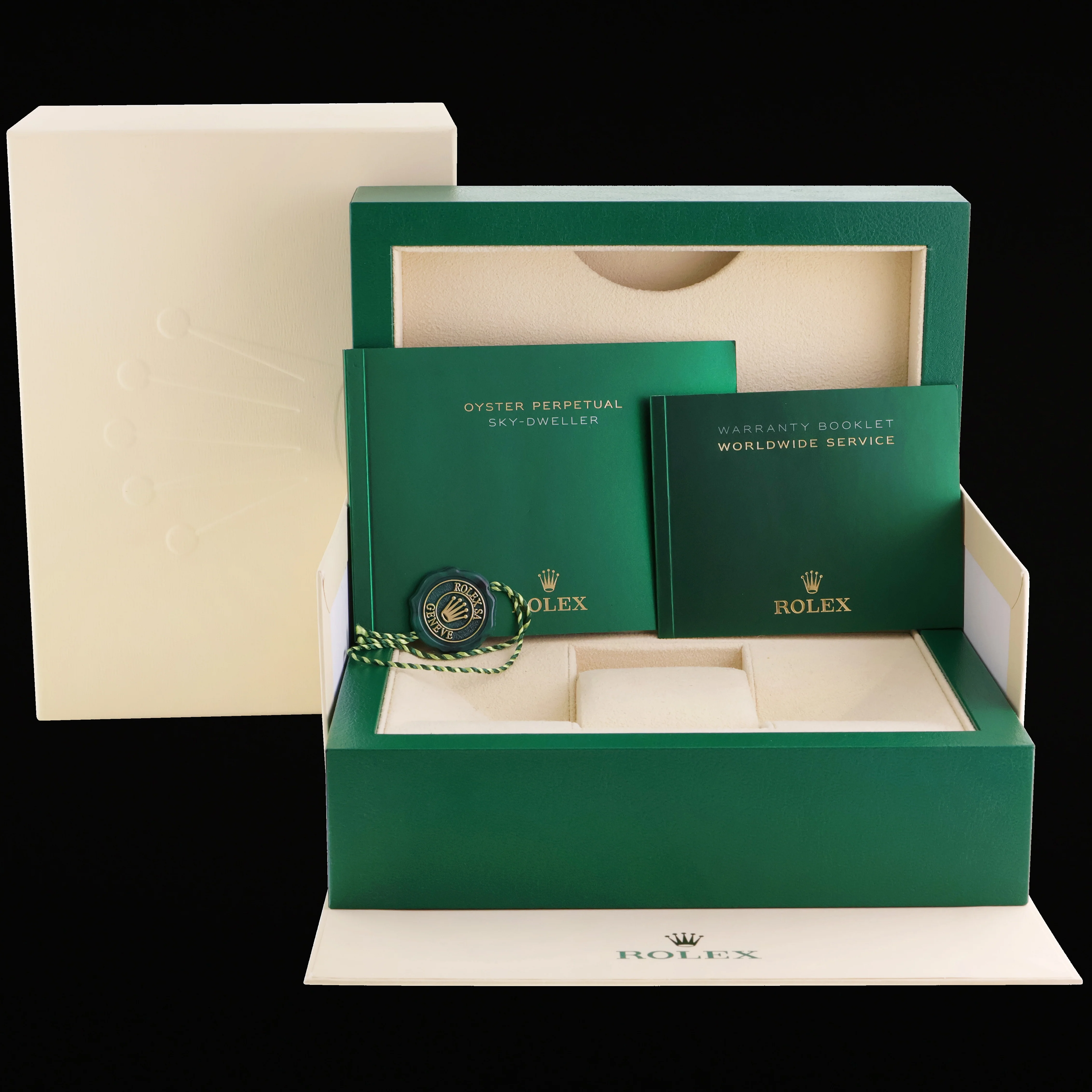 2020 MINT Rolex Blue Sky-Dweller 326934 White Gold Oyster 42mm Watch Box - Image 7