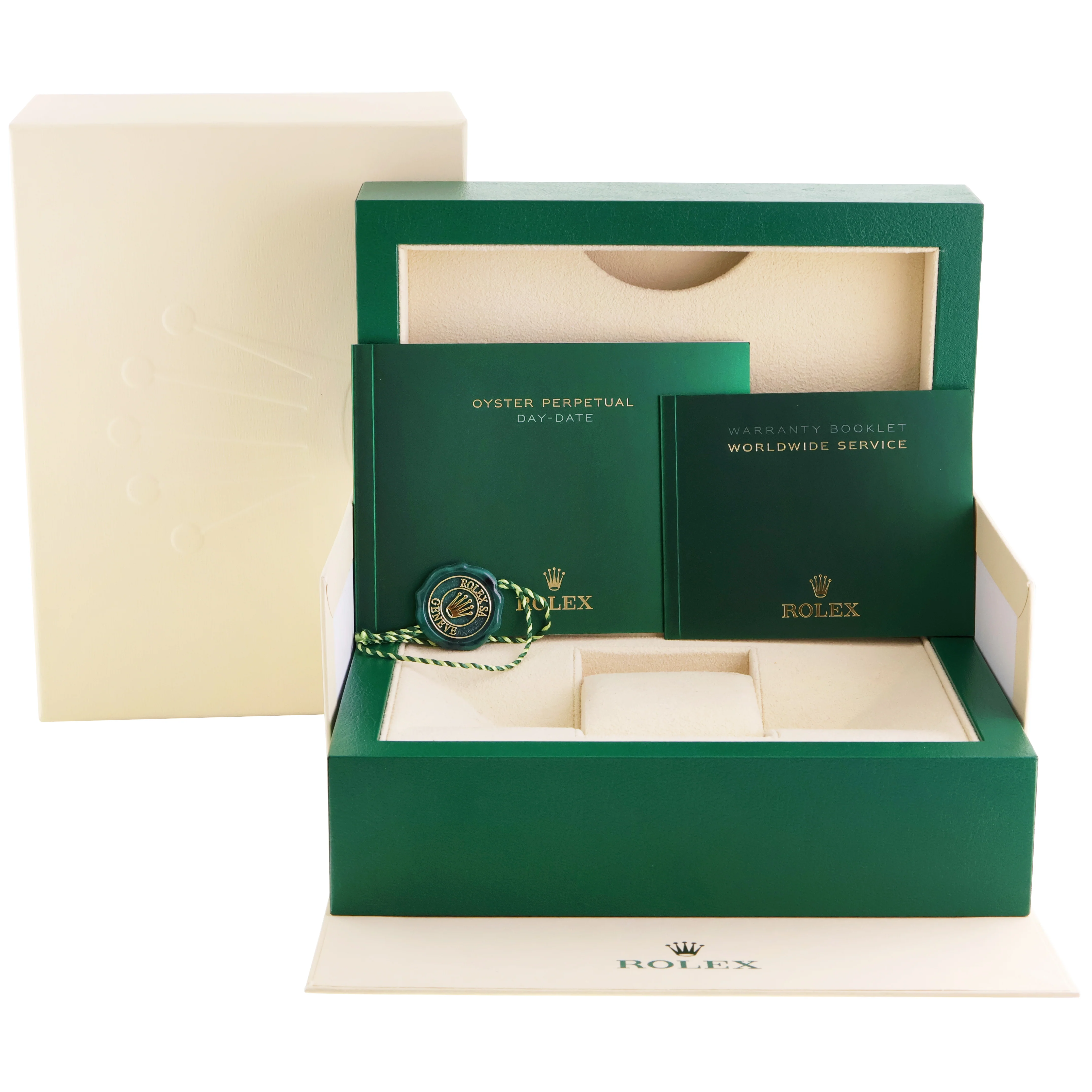 2021 MINT Rolex Day-Date 40 President 228238 Champagne Baguette Diamond Watch - Image 8