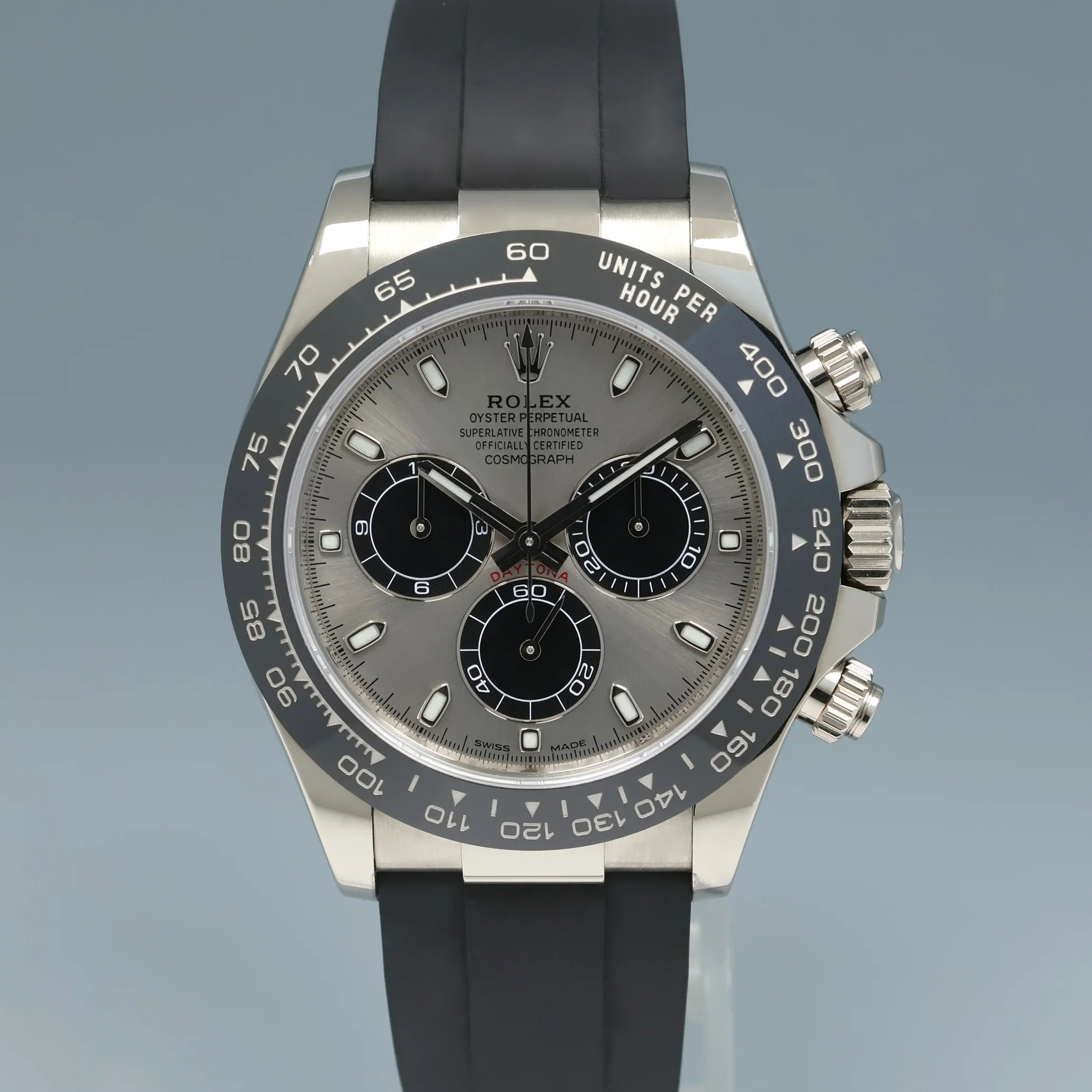2020 MINT Rolex Daytona White Gold 116519LN Ceramic Ghost Silver Panda Watch Box - Image 2