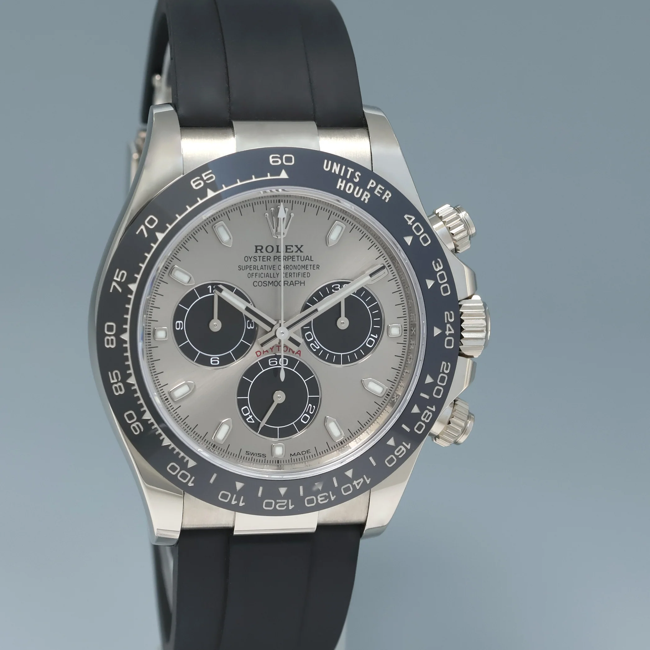 2020 MINT Rolex Daytona White Gold 116519LN Ceramic Ghost Silver Panda Watch Box - Image 3