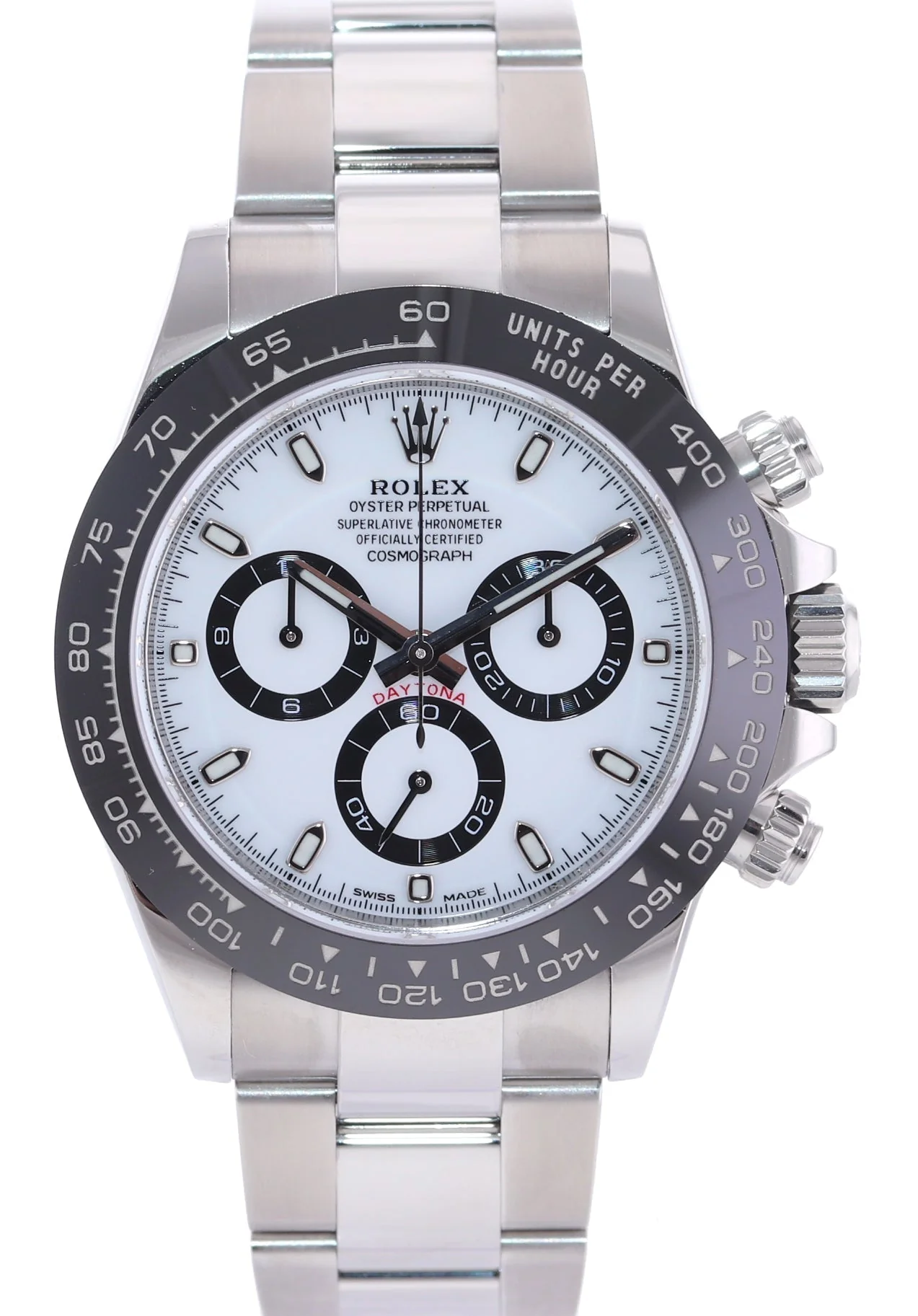 2022 NEW PAPERS Rolex Daytona 116500LN White Ceramic Panda 40mm Watch Box - Image 2