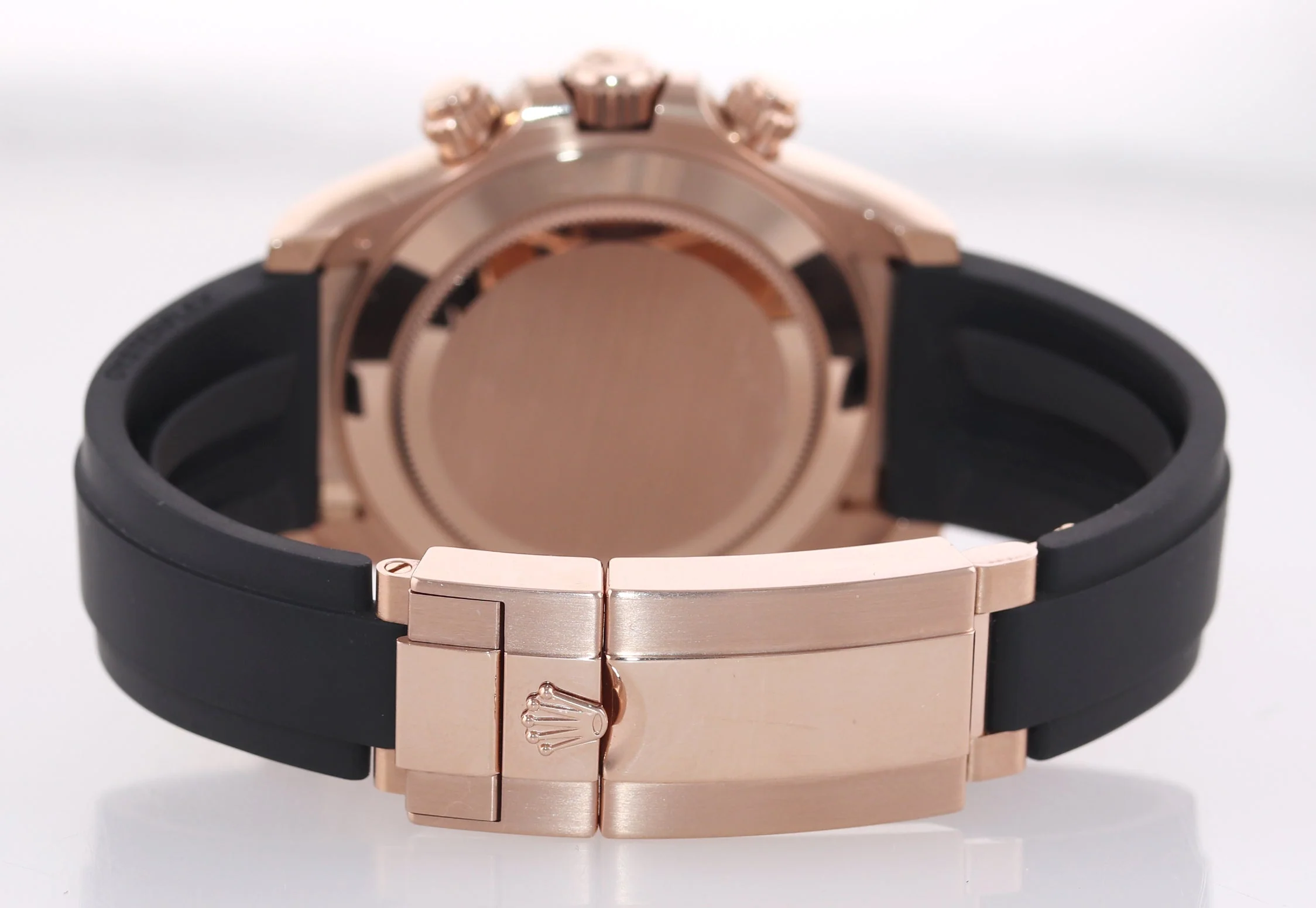 2023 MINT Rolex Daytona Ceramic 116515LN Rose Gold Chocolate Stick Oysterflex Watch - Image 6