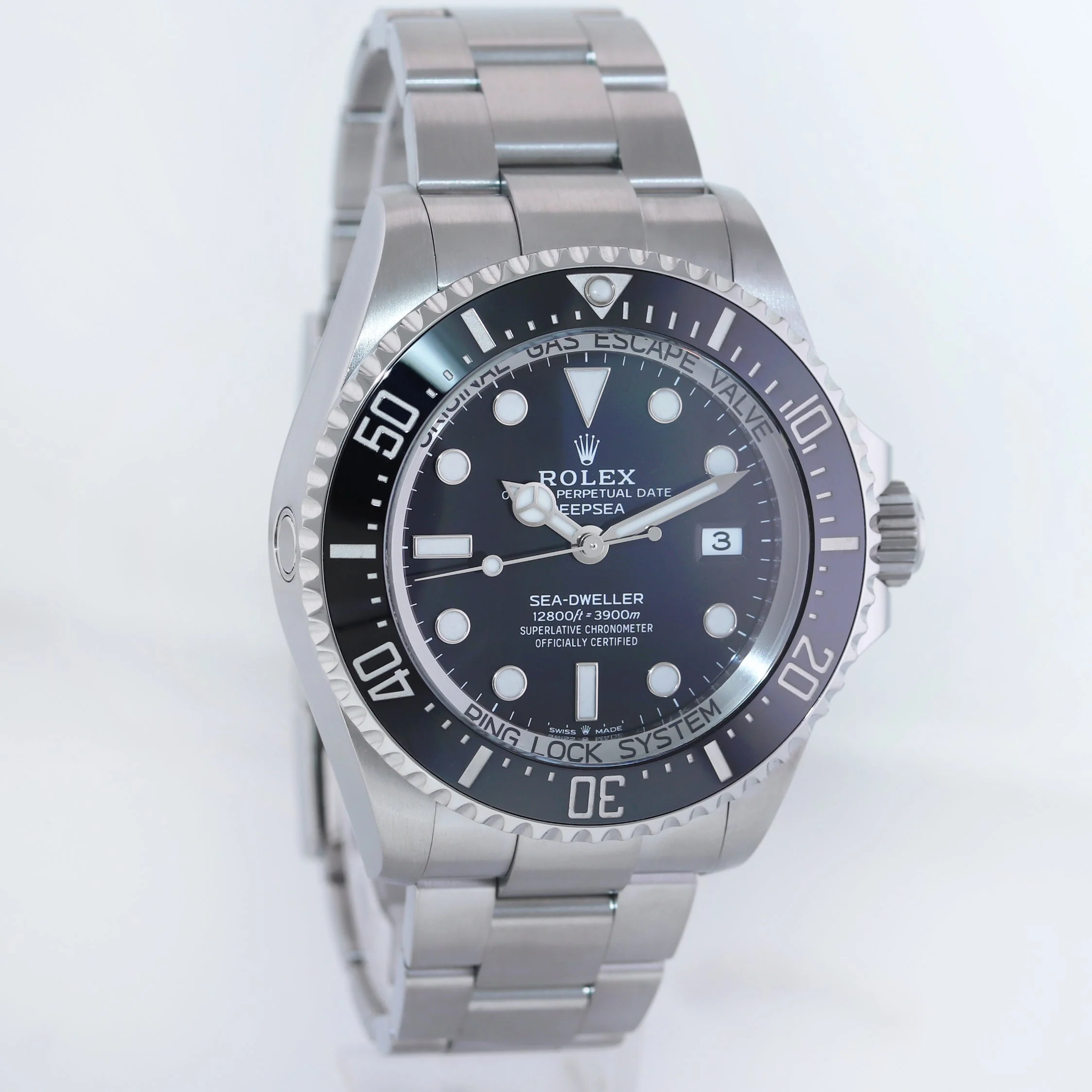 2023 NEW PAPERS 136660 Rolex Sea-Dweller Deepsea Black Ceramic 44mm Watch Box - Image 3