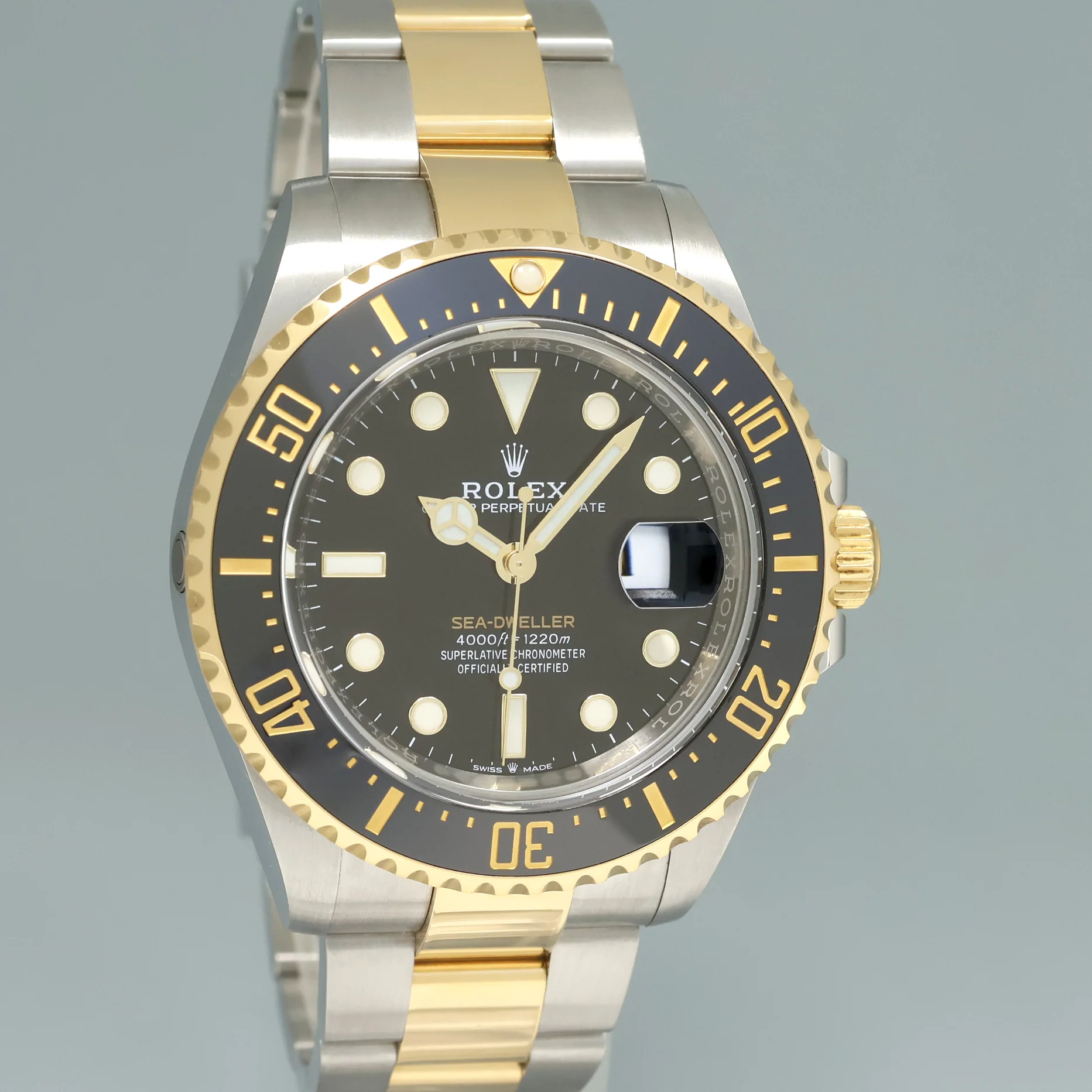 2022 NEW PAPERS Rolex 126603 Sea-Dweller 43mm Two-Tone Yellow Gold Steel Watch Box - Image 3