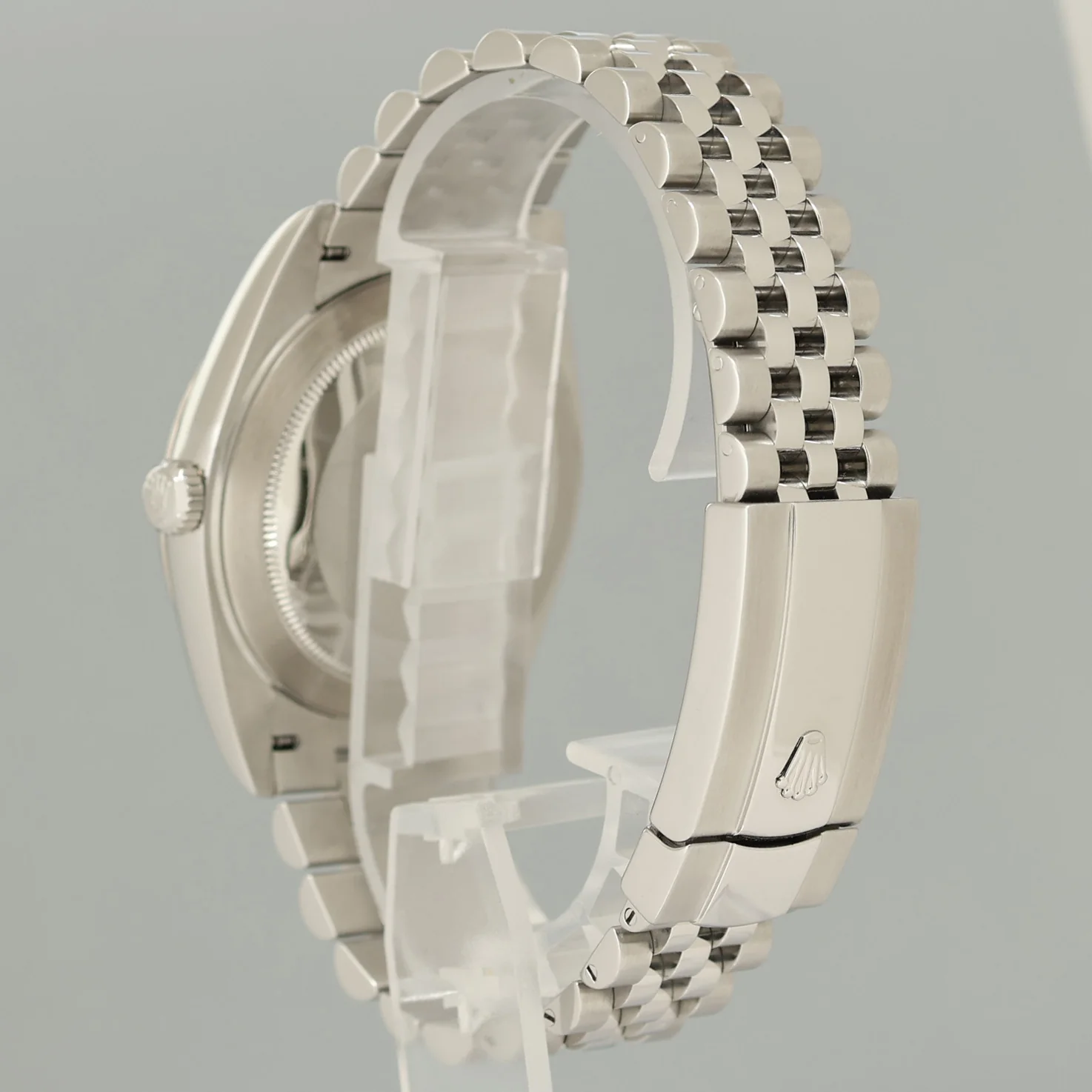 MINT Rolex DateJust 41 Silver Stick Jubilee White Gold Fluted 126334 Watch Box - Image 4