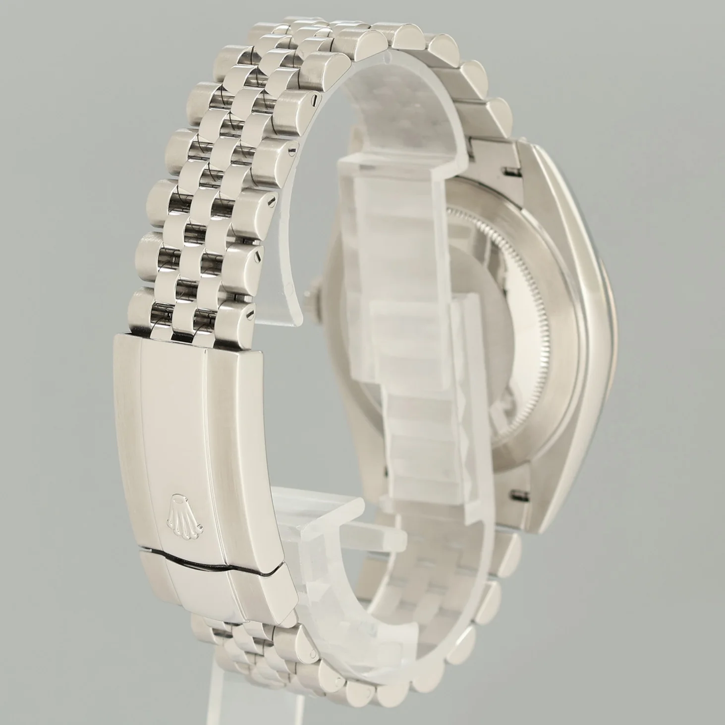 MINT Rolex DateJust 41 Silver Stick Jubilee White Gold Fluted 126334 Watch Box - Image 6