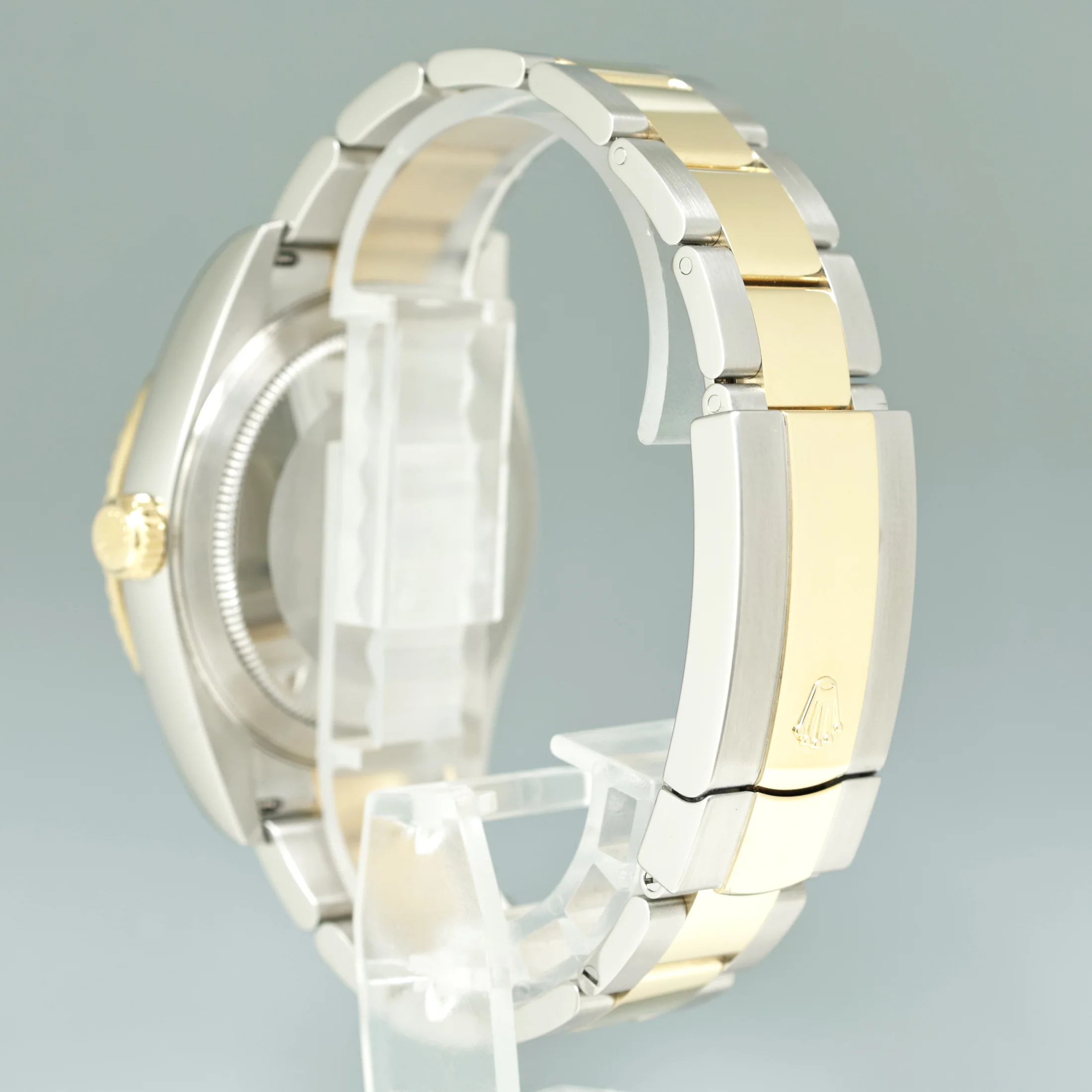 2024 NEW PAPERS Rolex Sky-Dweller Two Tone Gold Black Oyster 42mm 336933 Watch - Image 4