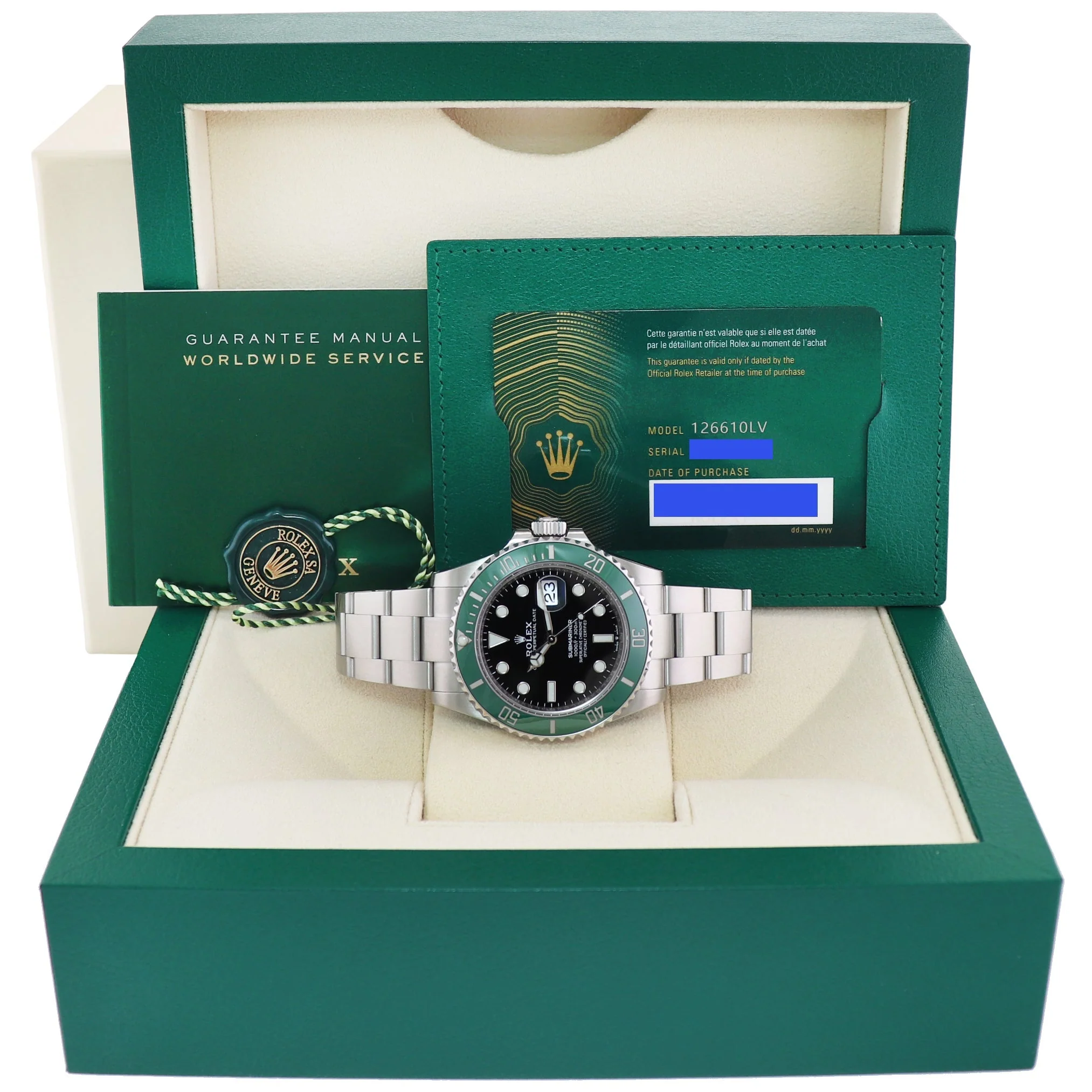 2023 STARBUCKS NEW PAPERS 126610lv Rolex Submariner MK1 41mm Watch Box - Image 8