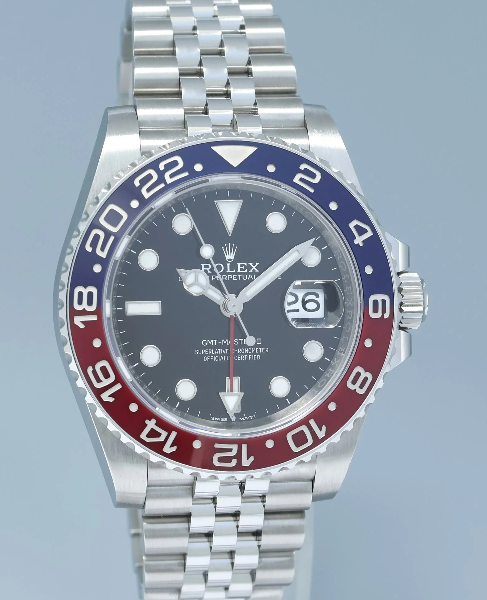2024 NEW PAPERS 126710BLRO Rolex GMT Master II PEPSI Red Blue Jubilee Ceramic Watch - Image 3