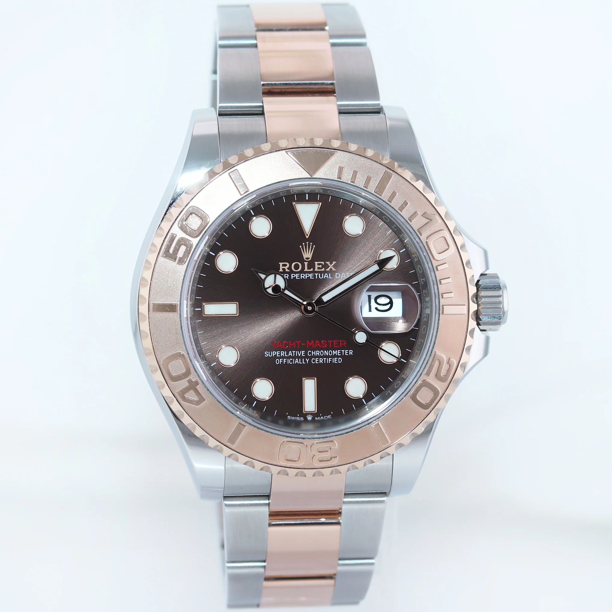 2024 NEW PAPERS Rolex 40mm Yacht-Master 126621 Chocolate Everose Gold Two Tone Watch - Image 3