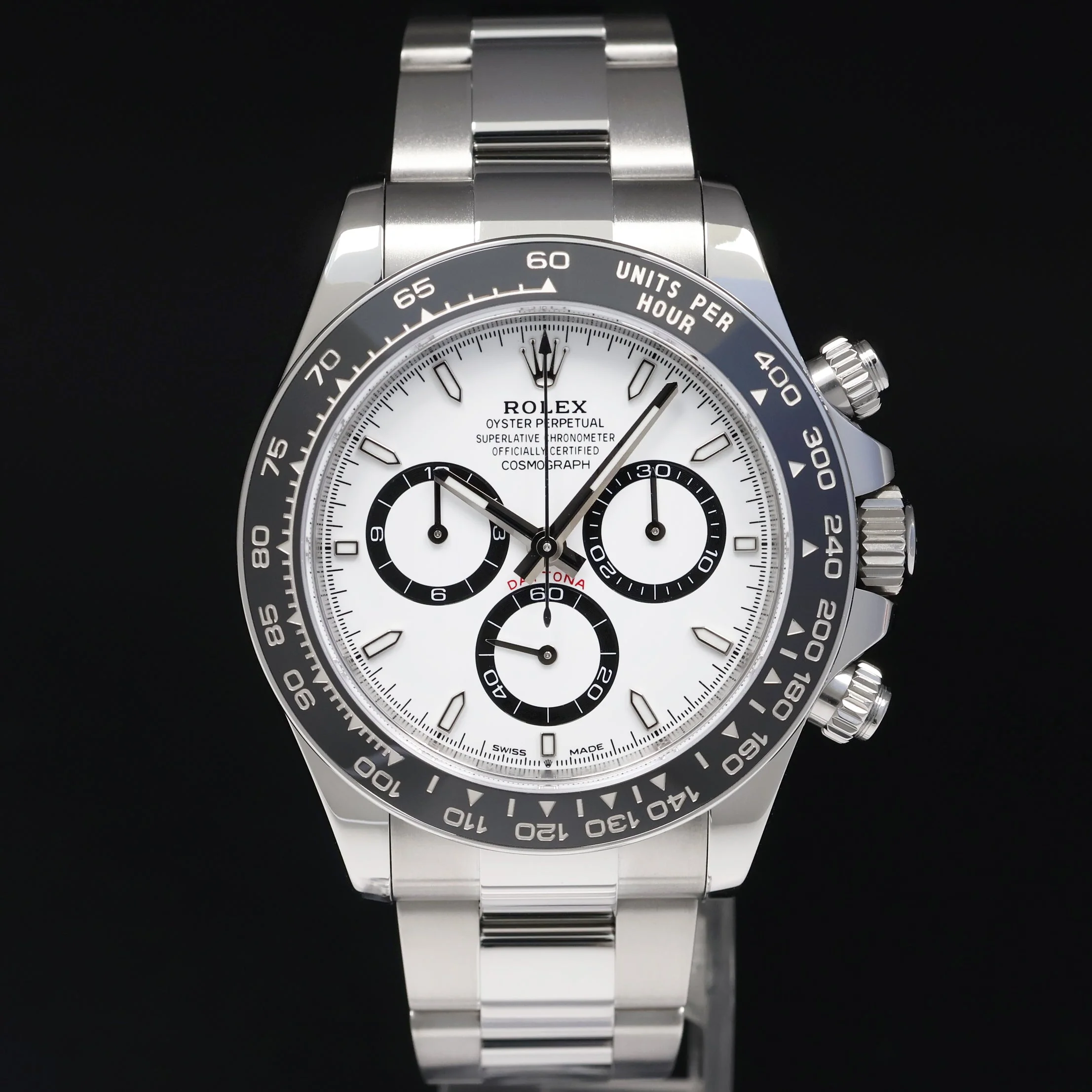 2024 NEW PAPERS Rolex Daytona 126500LN White Panda Ceramic Steel Watch Box - Image 2