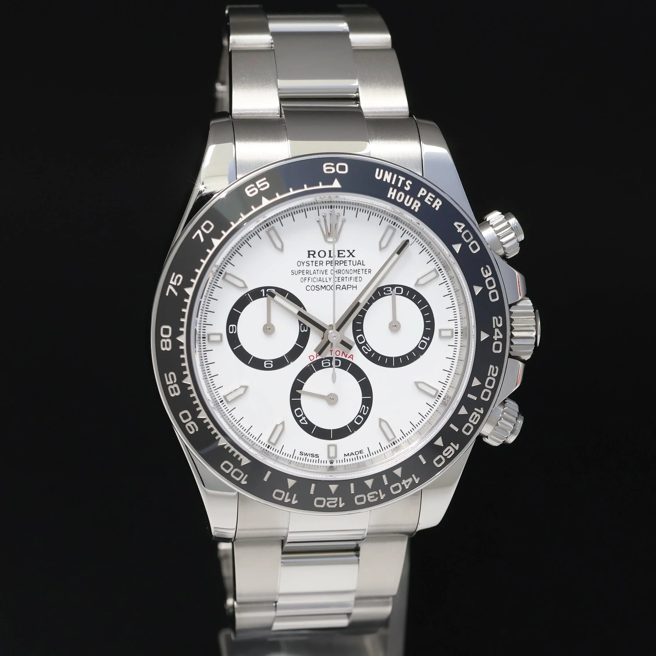 2024 NEW PAPERS Rolex Daytona 126500LN White Panda Ceramic Steel Watch Box - Image 3