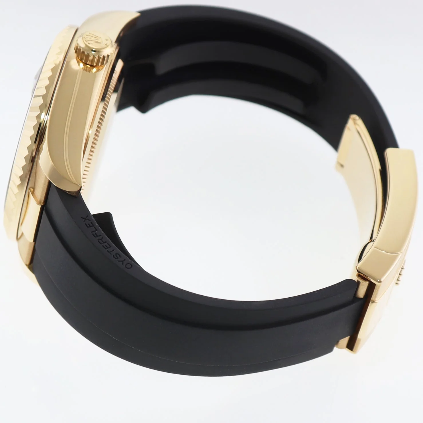 2023 MINT Rolex Sky-Dweller Yellow Gold Black Oysterflex 336238 Watch Box - Image 4