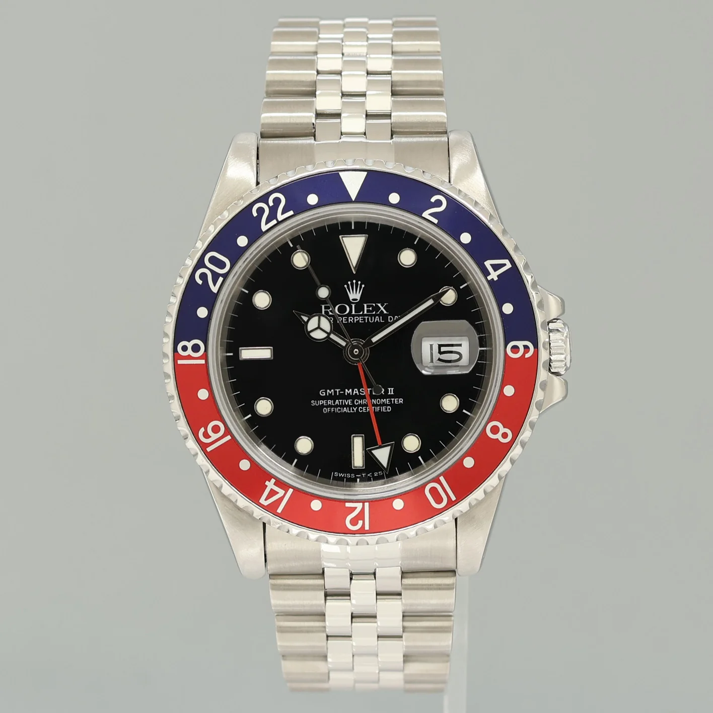 PAPERS MINT Rolex GMT-Master 2 Pepsi Blue Red Jubilee Steel 16710 Watch Box - Image 2