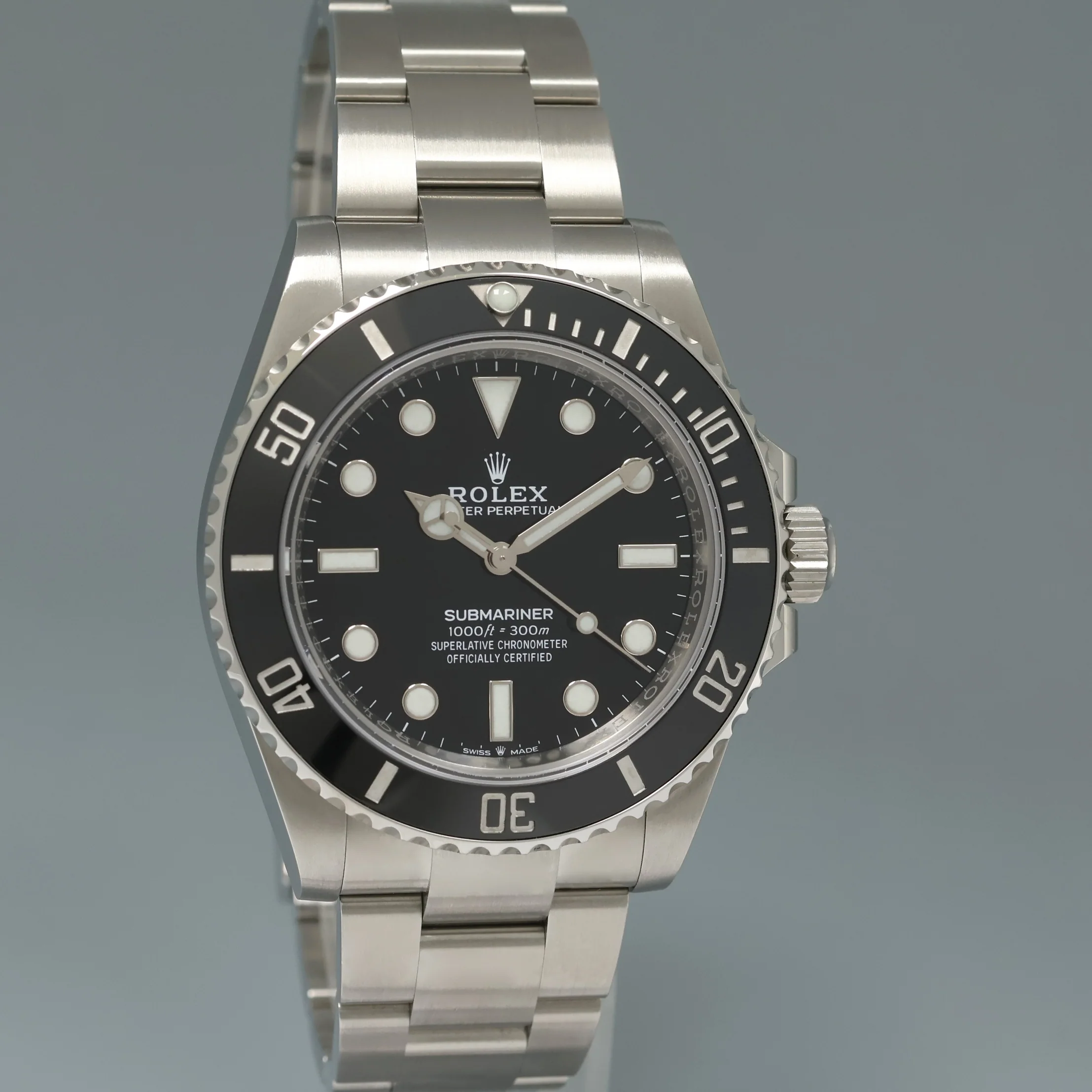 2025 NEW PAPERS 124060LN Rolex Submariner 41mm Black No Date Watch Box - Image 3