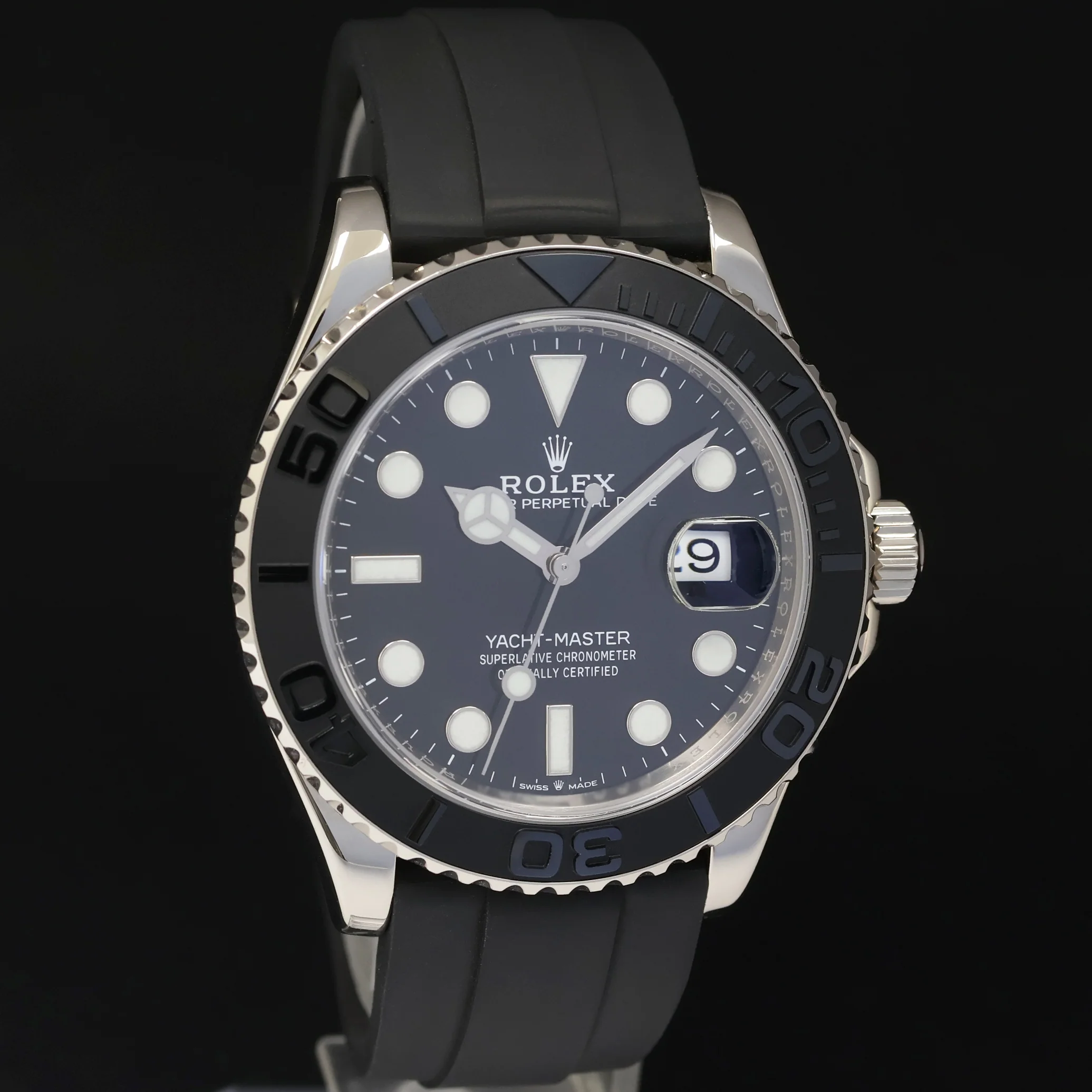 2025 NEW PAPERS Rolex Yacht-Master 226659 White Gold 42mm Oysterflex Watch Box - Image 2