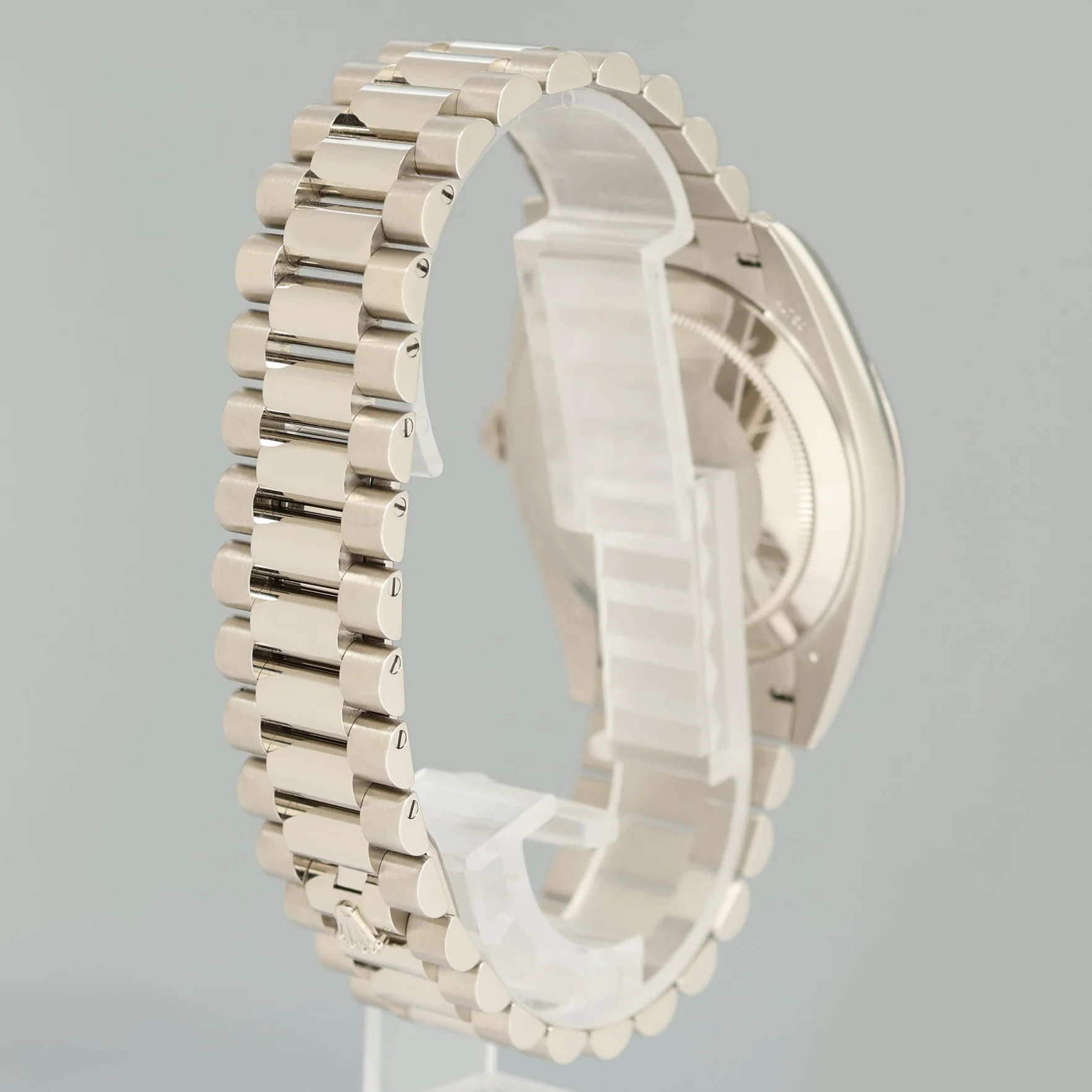 2025 MINT Rolex Day Date 40 White Gold Blue Ombre 228239 Watch Box - Image 6