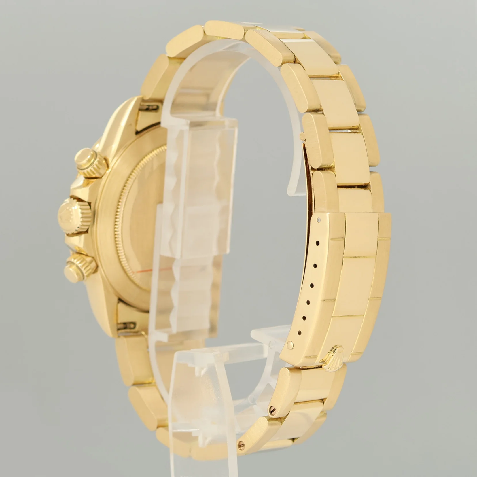 2026 Service  Rolex Daytona 16528 Zenith White Stick Inverted 6 Chrono Yellow Gold Watch - Image 4