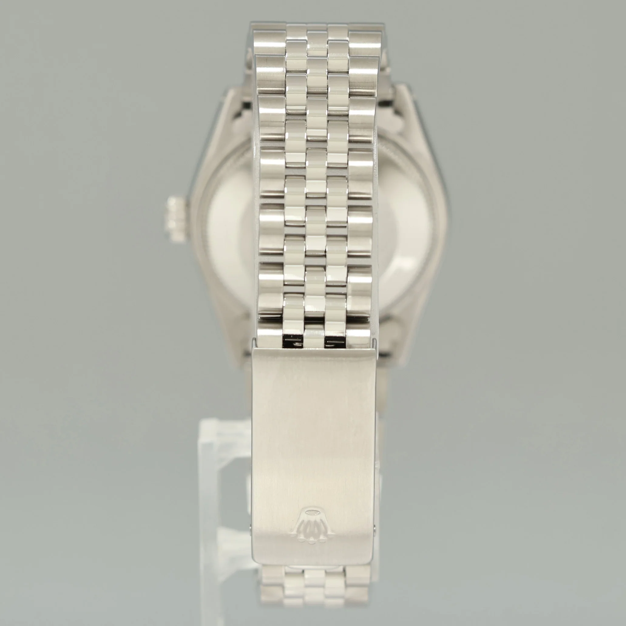 Blue Diamond Ladies Rolex Midsize 31mm Datejust Jubilee Steel 68274 Watch Box - Image 5