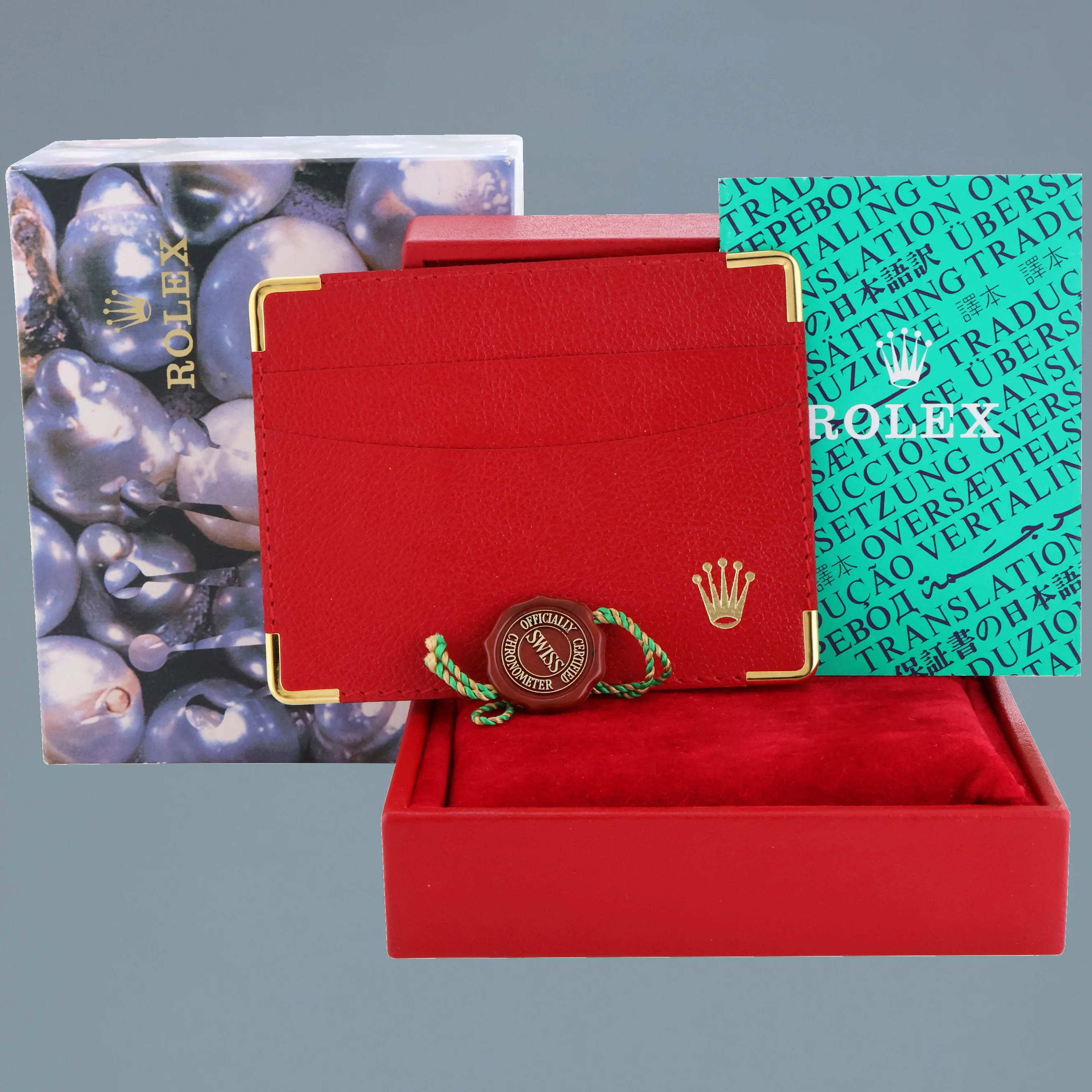 Blue Diamond Ladies Rolex Midsize 31mm Datejust Jubilee Steel 68274 Watch Box - Image 7
