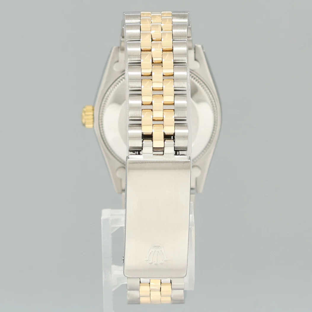 Ladies Rolex 68273 Two Tone Jubilee Yellow Gold Steel 31mm Green Diamond Dial Watch - Image 5