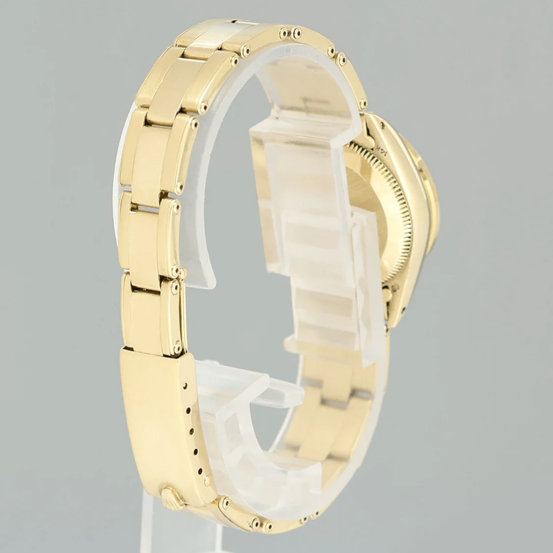 Ladies Rolex DateJust 26mm 6719 Yellow Gold Champagne Diamond Watch Box - Image 6