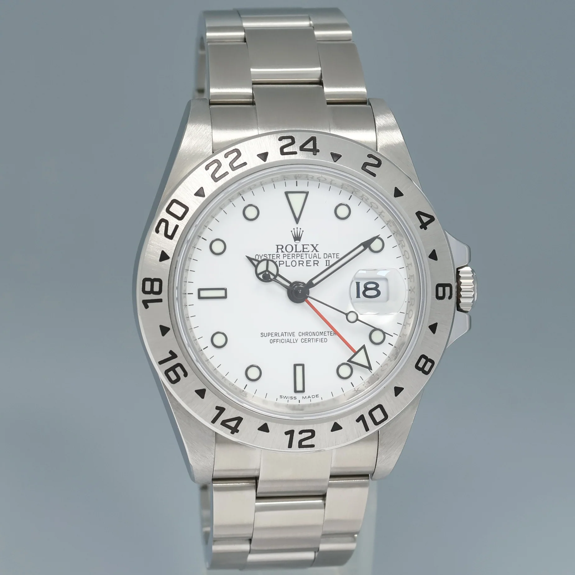 MINT 2008 Rolex Explorer II 16570 Polar White Dial Steel 40mm 3186 Watch Box - Image 3