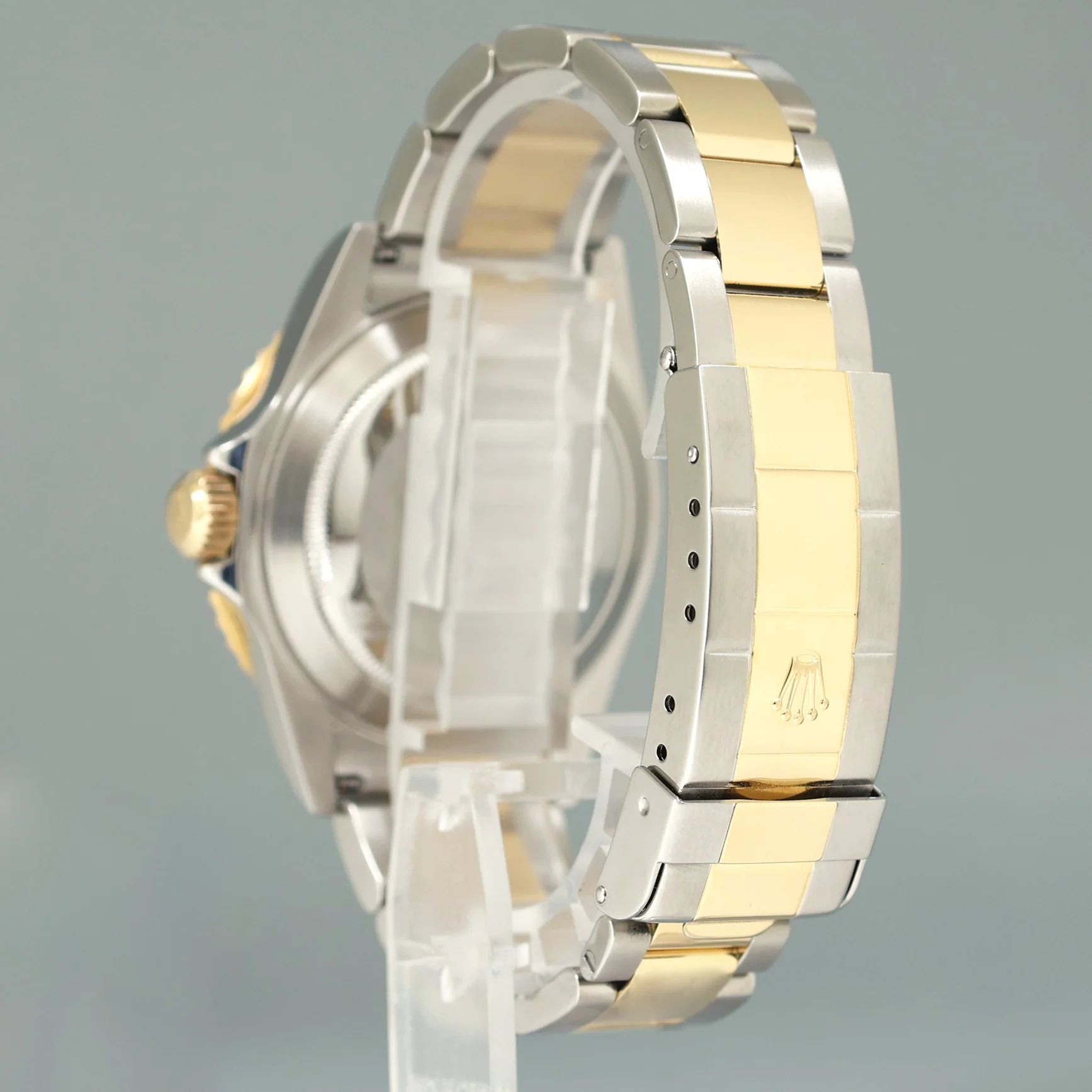 MINT 2008 Rolex Submariner 16613LB Yellow Gold Two Tone Steel Blue Watch Box - Image 4