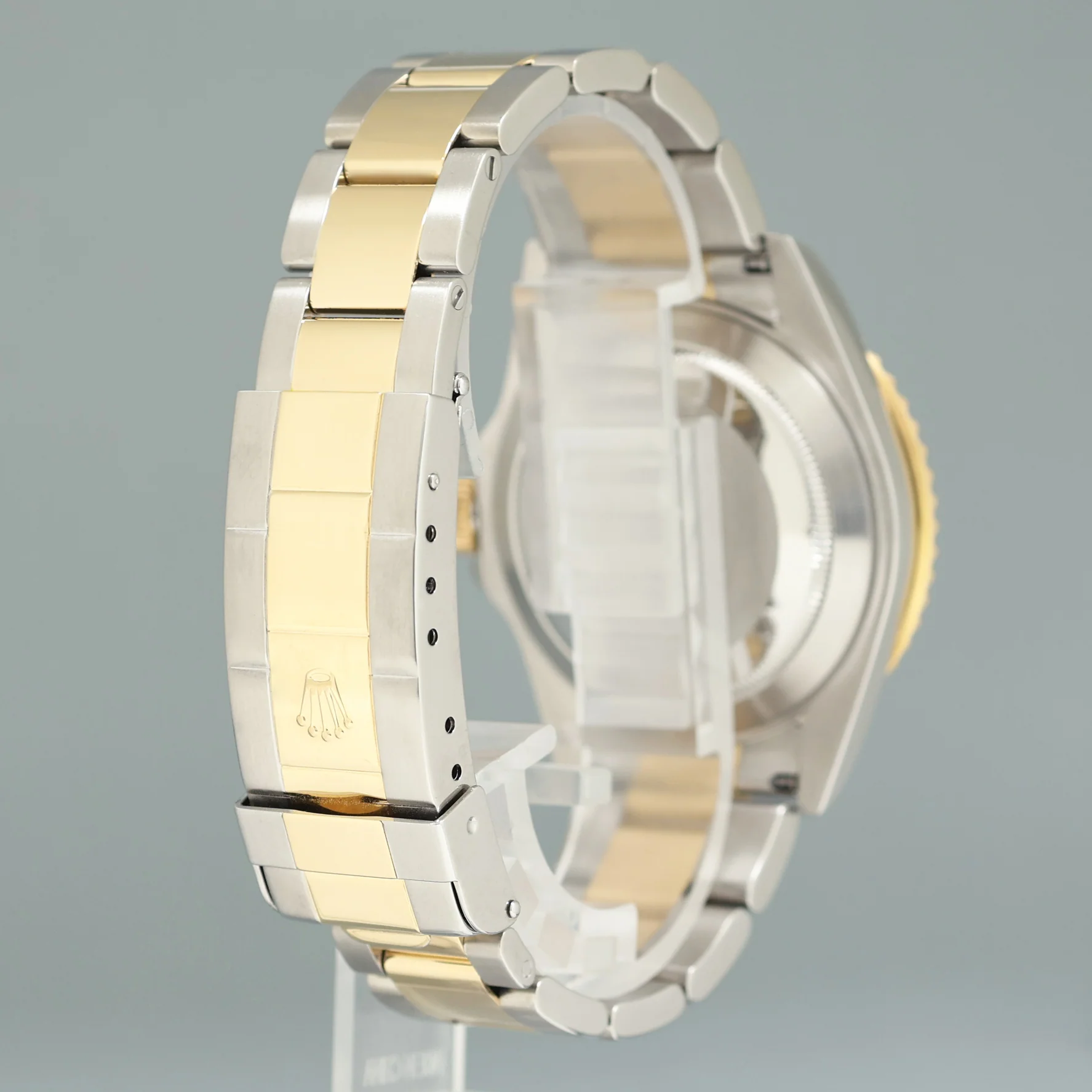 MINT 2008 Rolex Submariner 16613LB Yellow Gold Two Tone Steel Blue Watch Box - Image 6