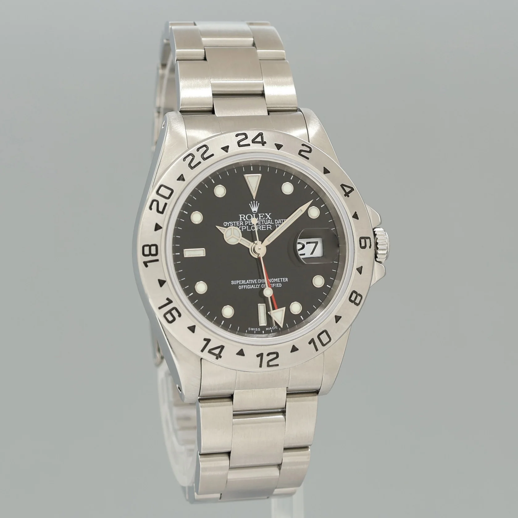 MINT 2011 RSC PAPERS Rolex Explorer II 16570 Stainless Steel Black Dial GMT 40mm Watch - Image 3