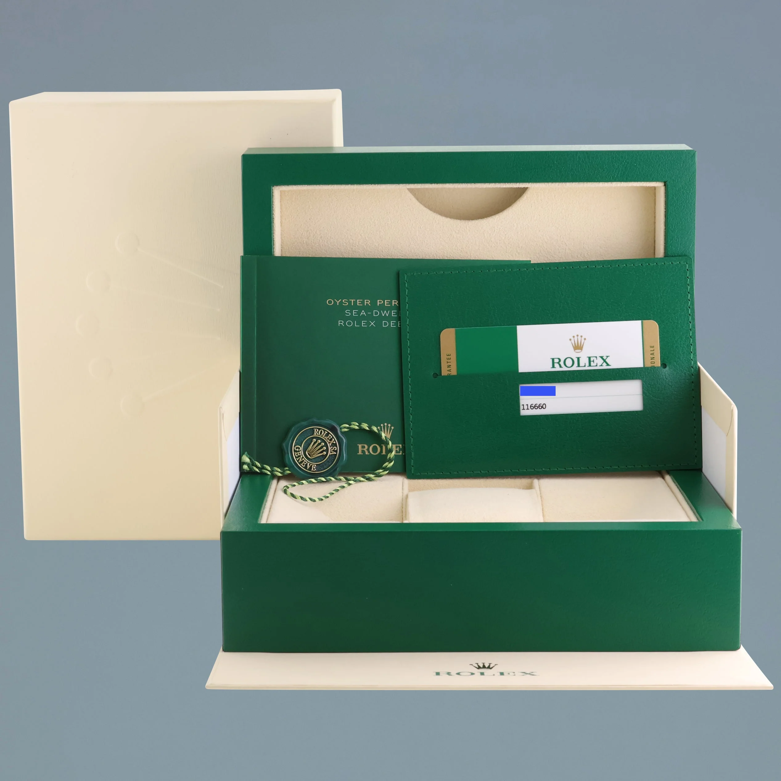 MINT 2015 PAPERS Rolex Sea-Dweller Deepsea James Cameron Blue 116660 44mm Watch - Image 7